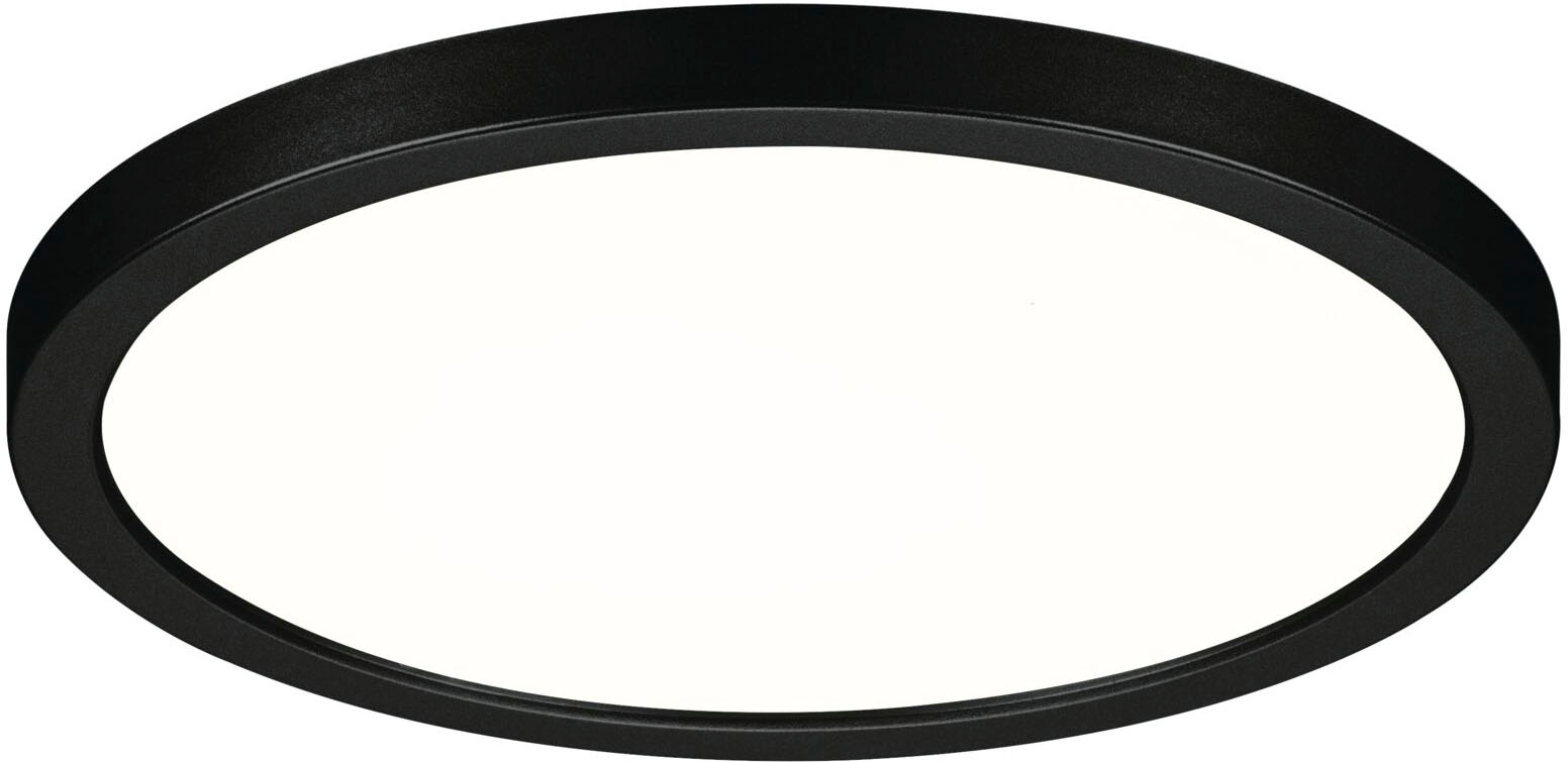 Paulmann LED Einbauleuchte »LED Einbaupanel VariFit Areo IP44 rund 175mm 4000K Schwarz«, 1 flammig, LED Einbaupanel VariFit Areo IP44 rund 175mm 4000K Schwarz