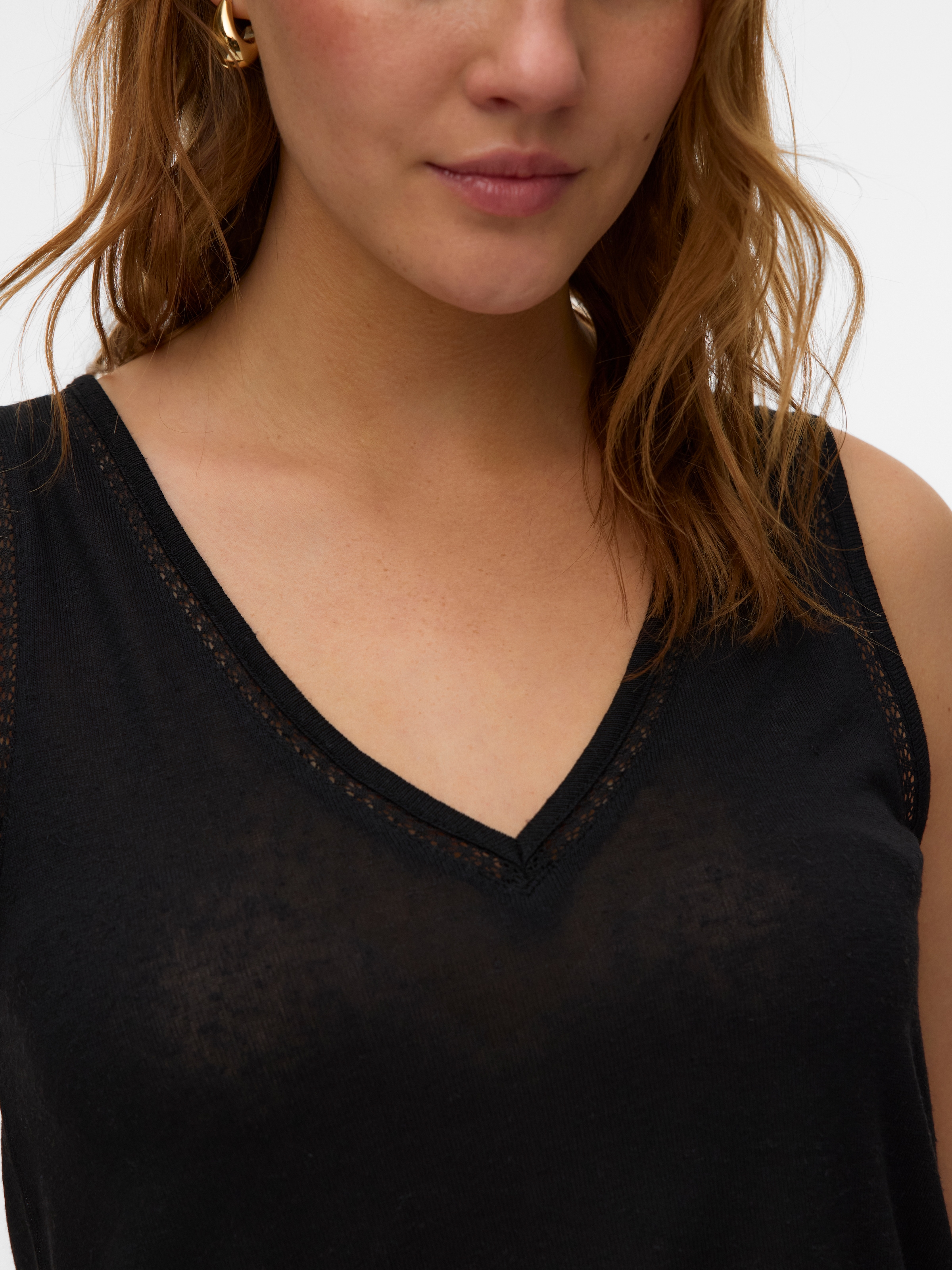 Vero Moda Shirttop »VMGINA LACE TANK TOP JRS NOOS« Viskosemischung