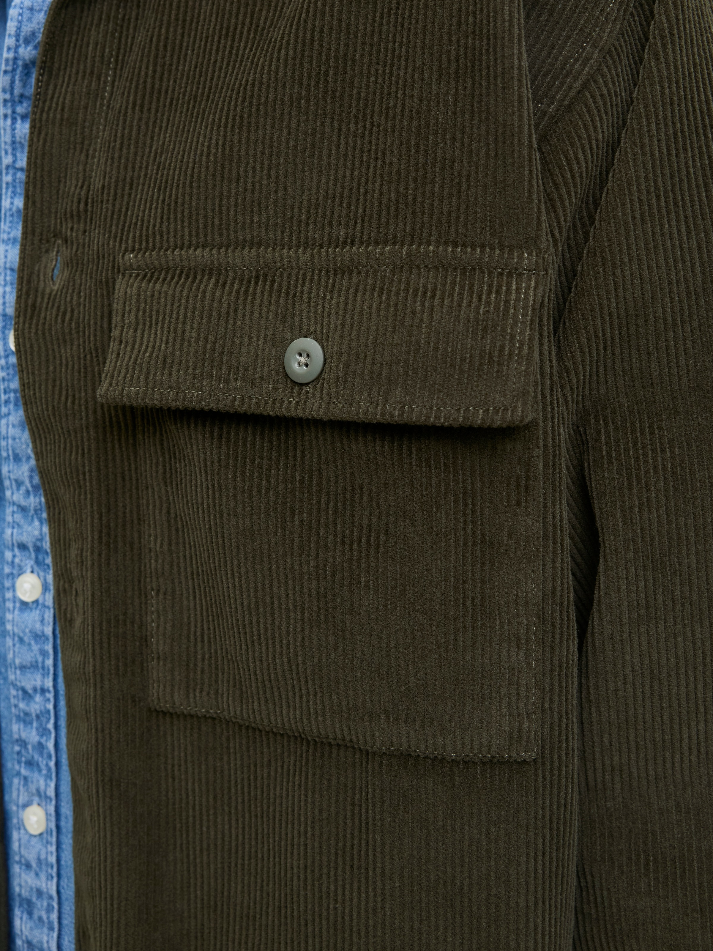 Jack & Jones Langarmhemd »JJEPERFECT CORDUROY OVERSHIRT LS SN«