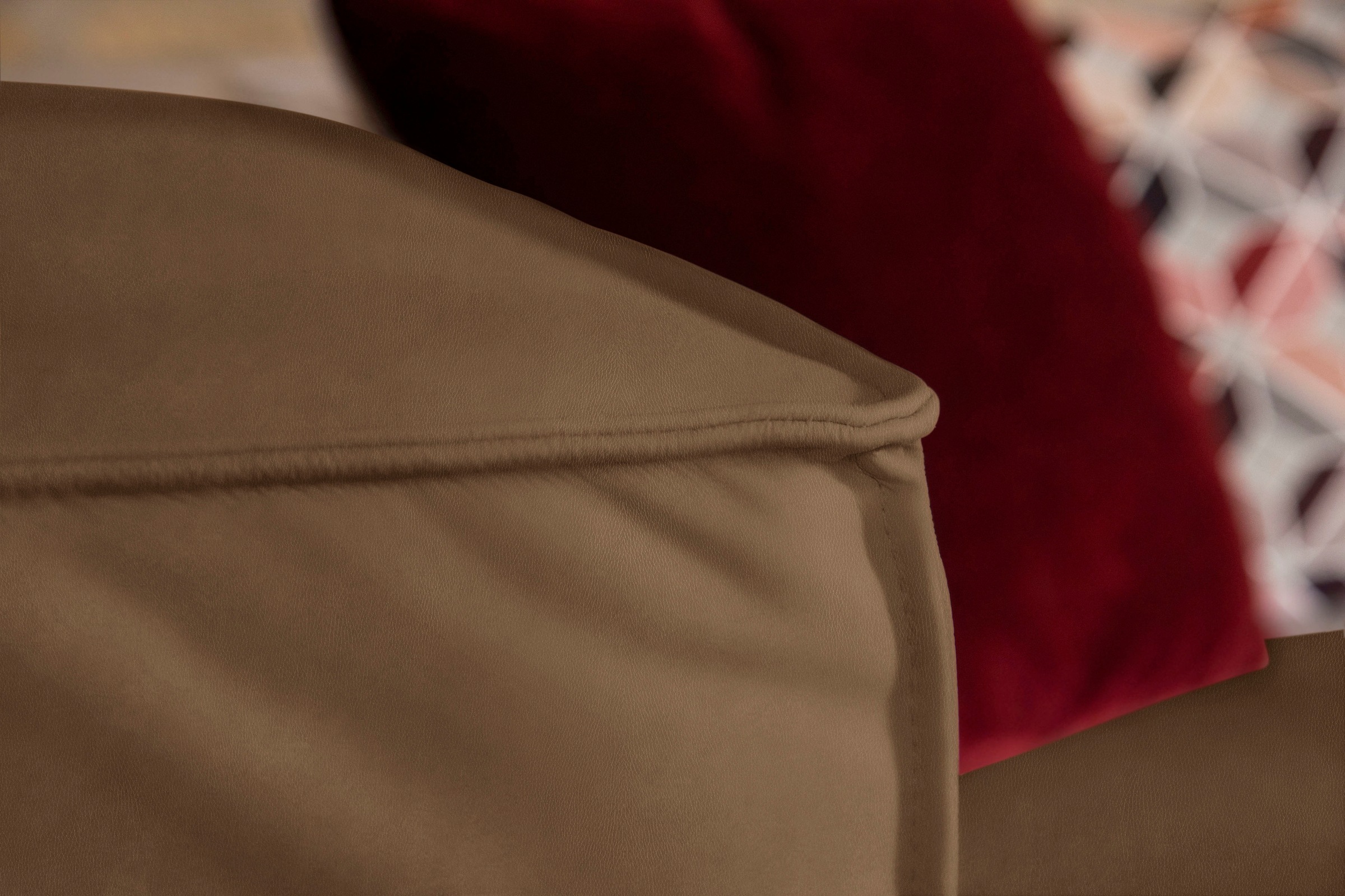 W.SCHILLIG Ecksofa »around-the-block, modern und elegant, bequem, L-Form«, mit eleganter Biese, mit Federkern