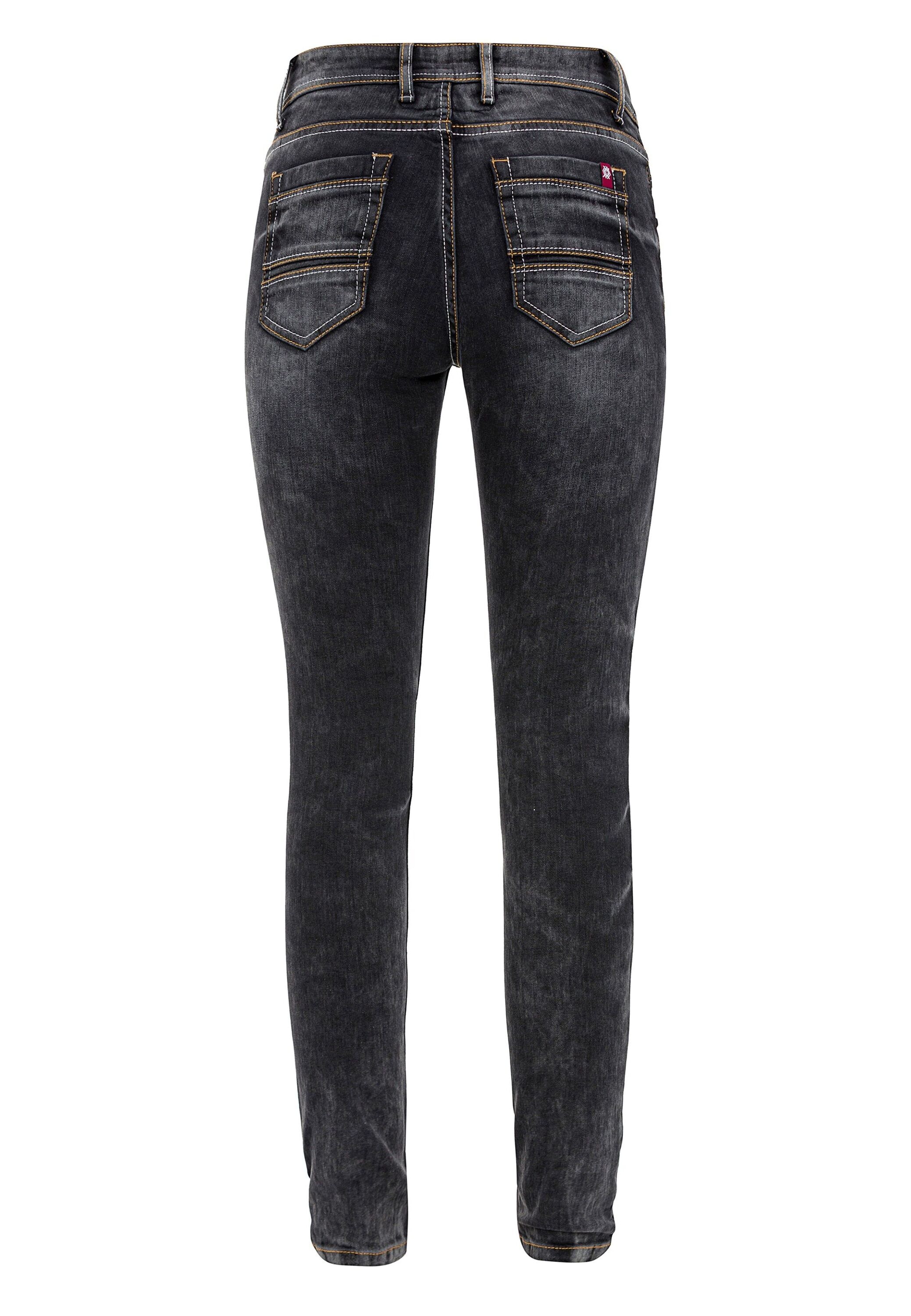 Cipo & Baxx Slim-fit-Jeans »Cipo & Baxx Jeans« im Used-Look, WD443
