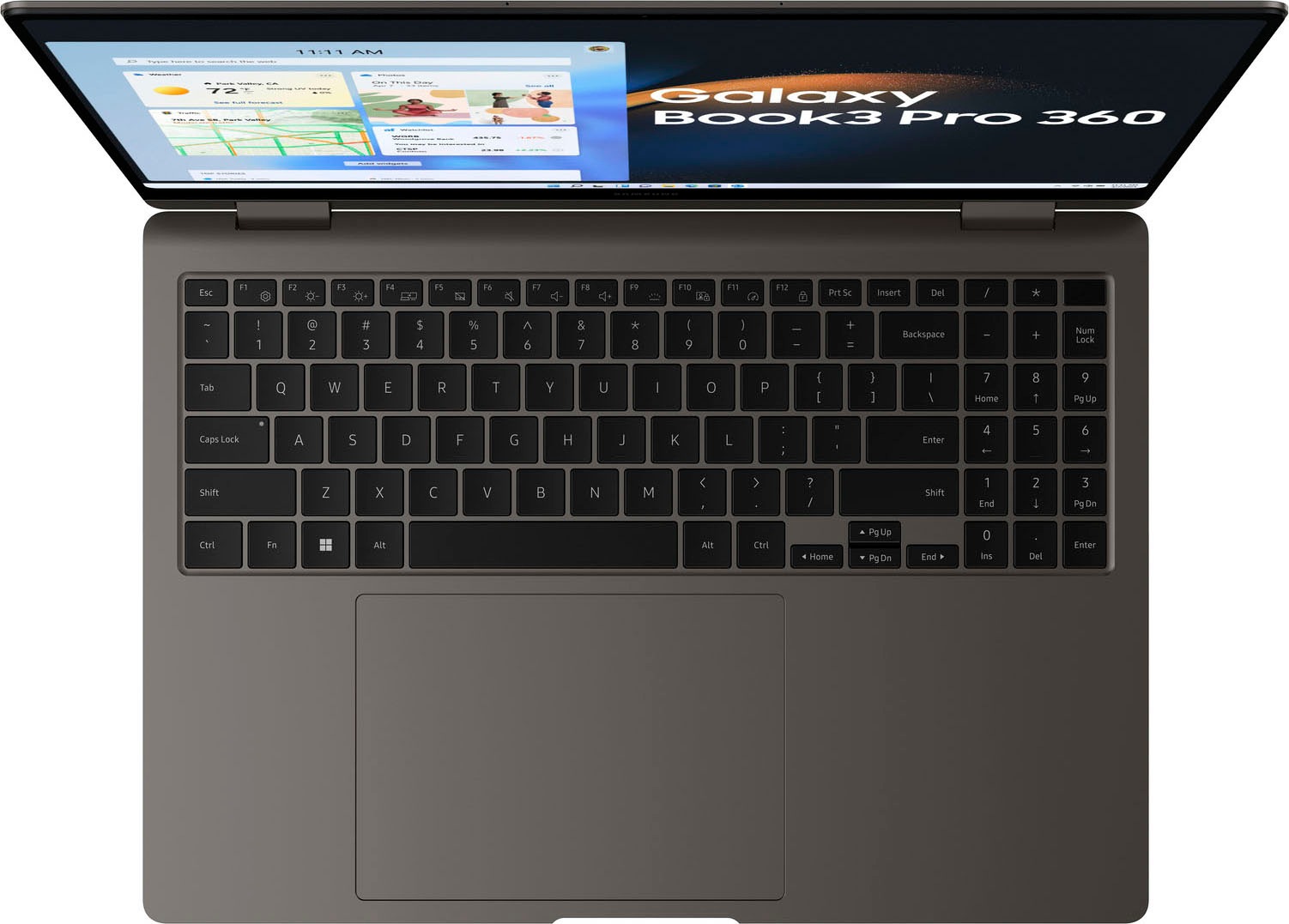 Samsung Notebook »Galaxy Book3 Pro 360«, 40,62 cm, / 16 Zoll, Intel, Core i7, Iris Xe Graphics, 512 GB SSD