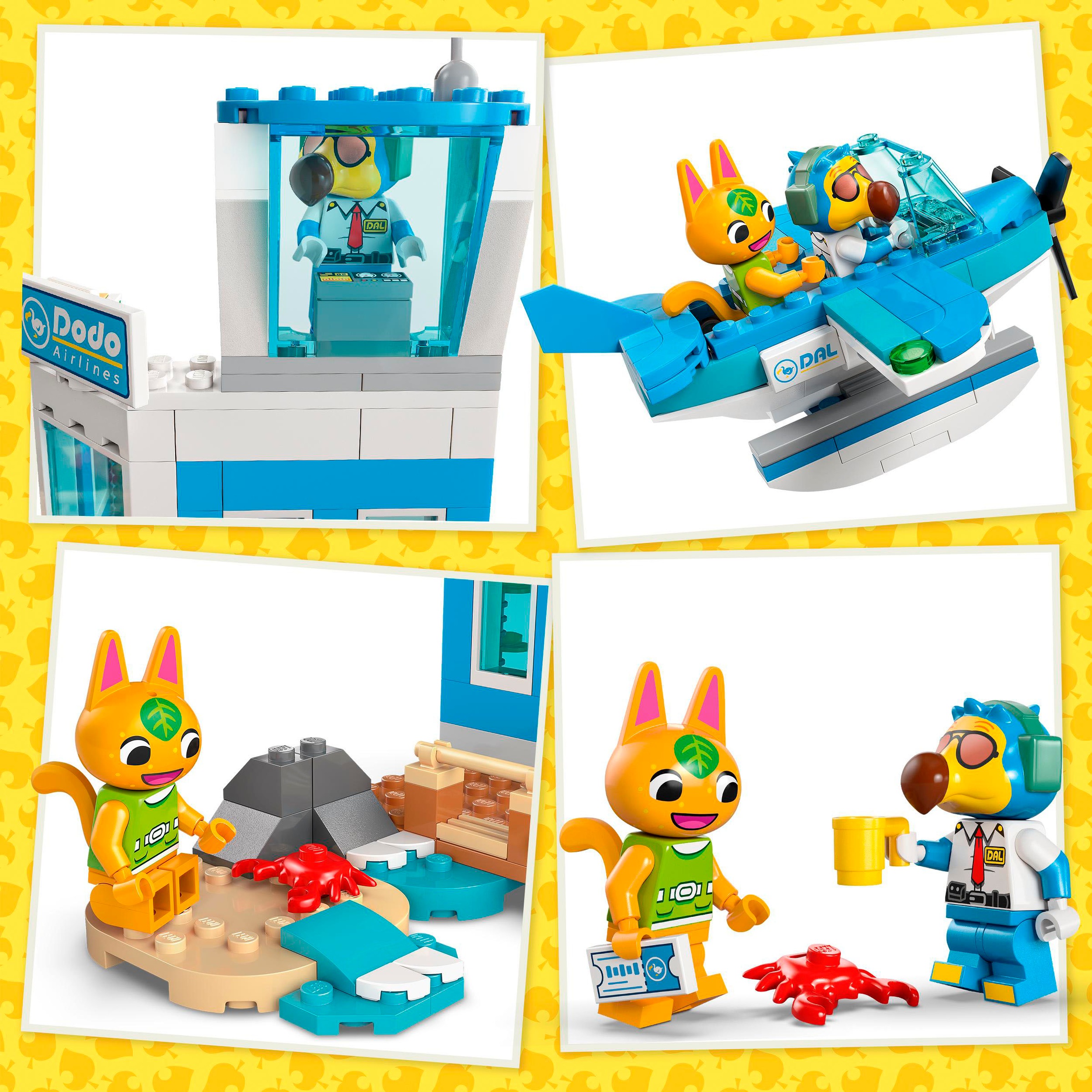 LEGO® Konstruktionsspielsteine »Flieg mit Dodo Airlines (77051), LEGO Animal Crossing«, (292 St.), Made in Europe