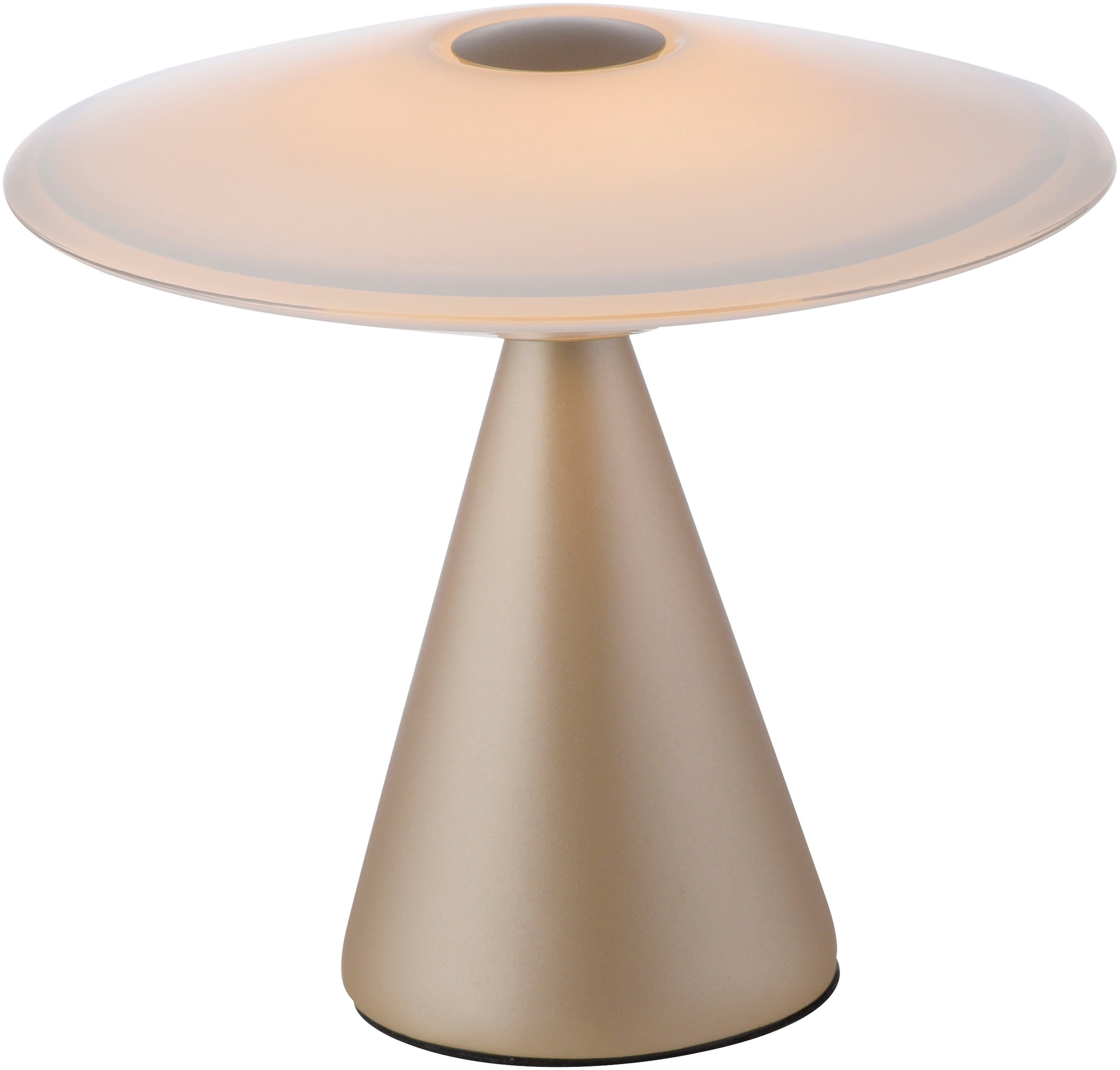 Paul Neuhaus LED Tischleuchte »ELIPSA« LED-Board 1 Stk. Warmweiß Touchdimmer, Memoryfunktion, Opalglas