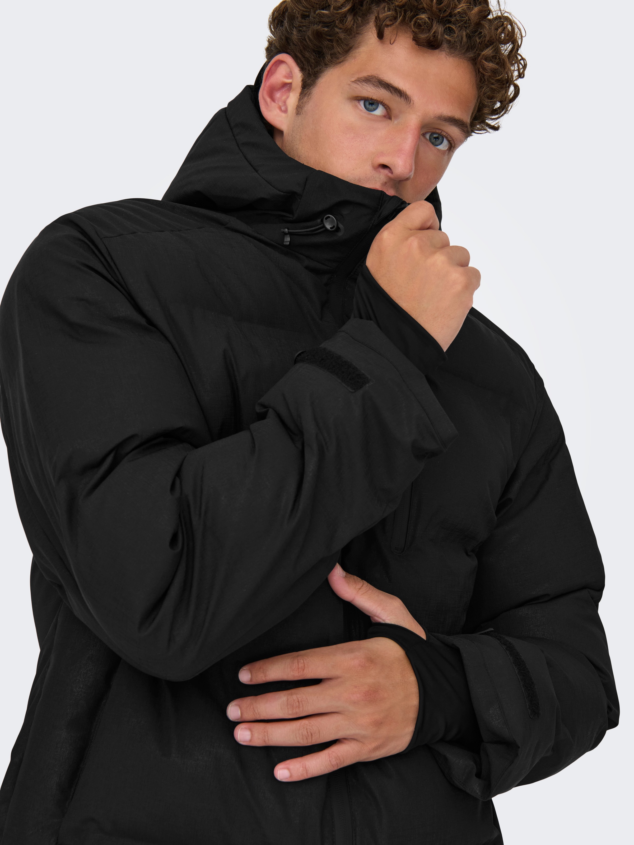 ONLY & SONS Steppjacke »ONSMATHIS PUFFER OTW« mitKapuze