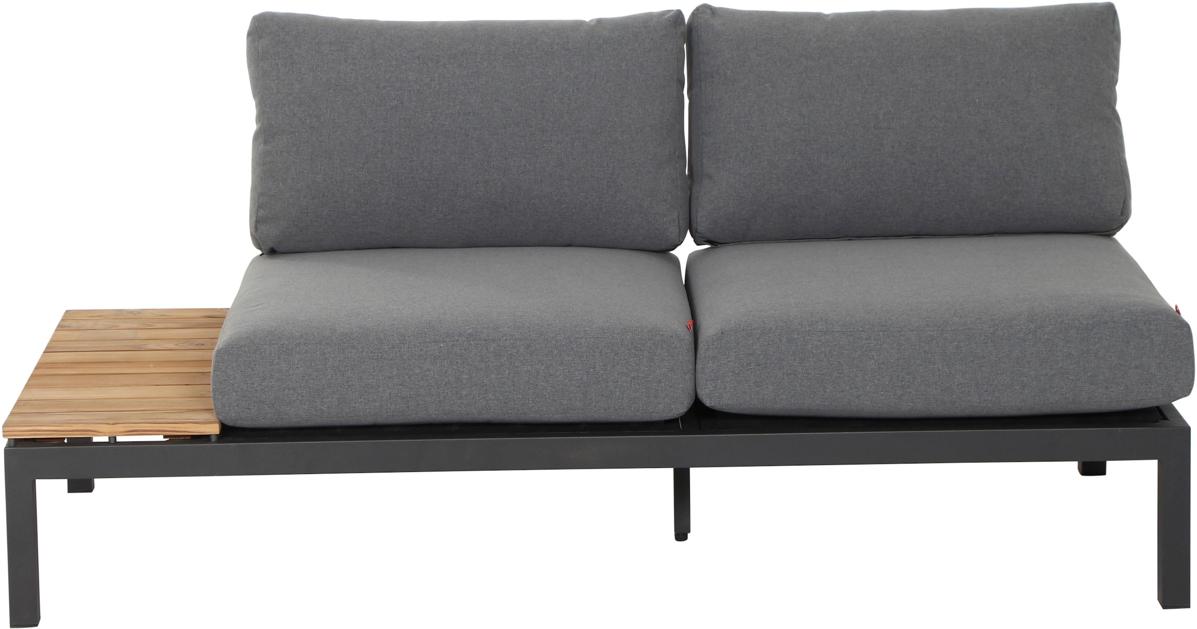 Siena Garden Gartenlounge-Set »Alvida« Set, 15 Stk. tlg. best. aus 2 Sofas, 1 Ecksofa, 1 Tisch und 12 Kissen