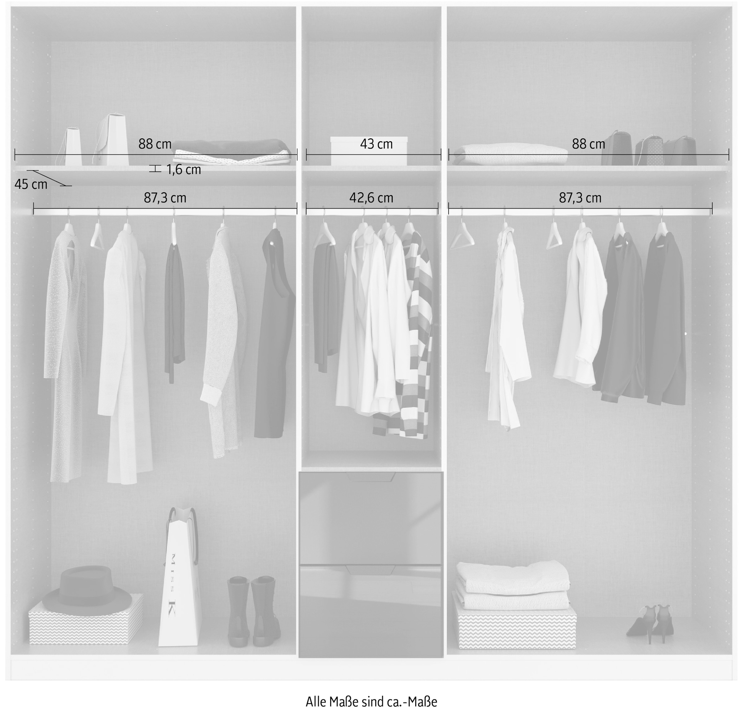 rauch Drehtürenschrank »Modern by Quadra Spin«