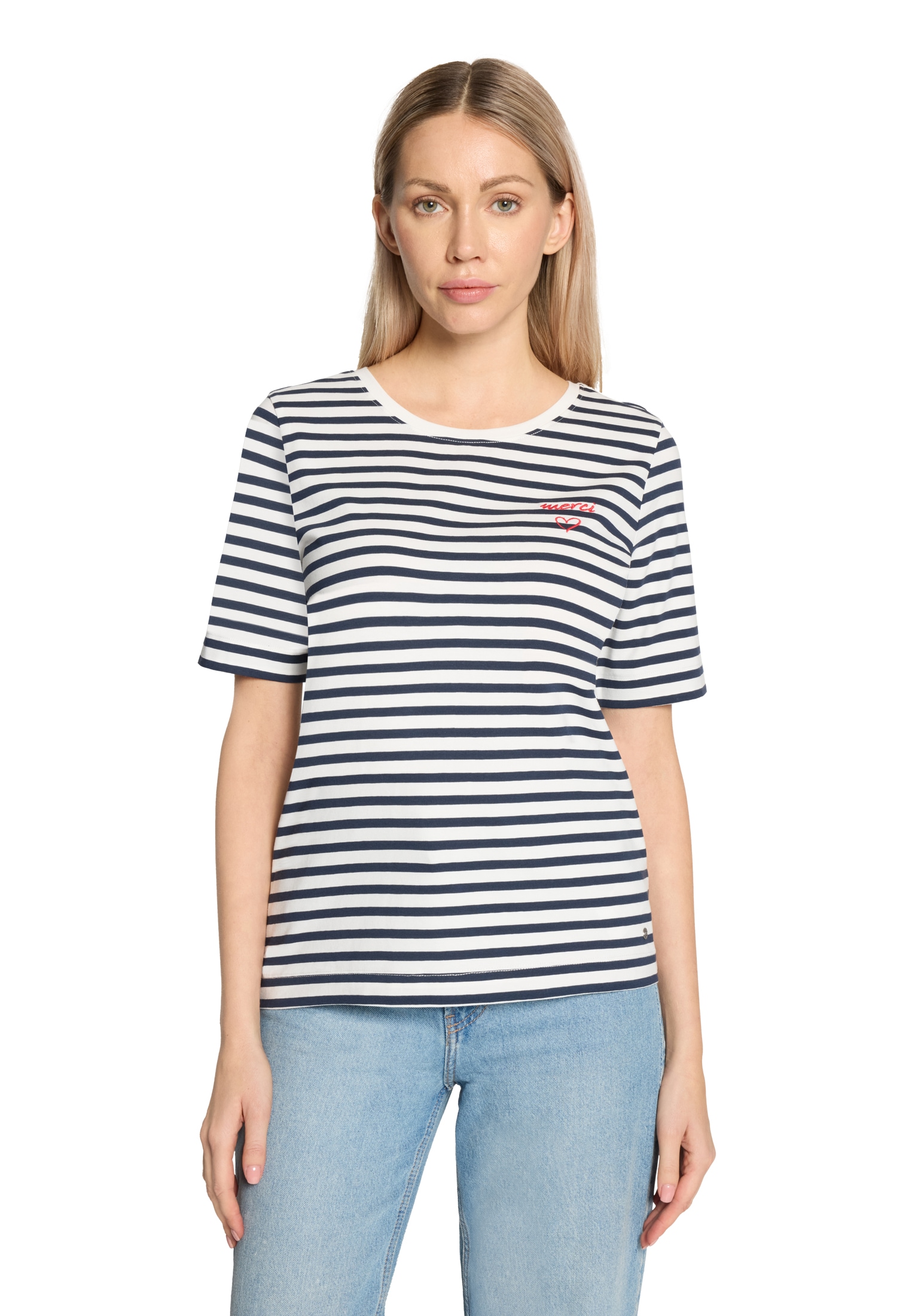 Betty&Co Rundhalsshirt »Basic Shirt mit Ringel«