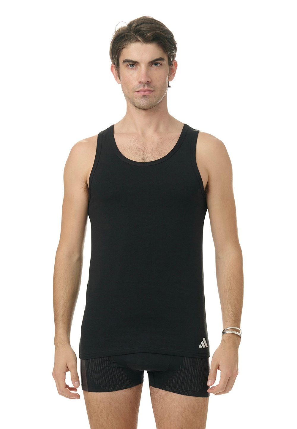 adidas Sportswear Achselhemd »"Active Flex Cotton"«, (2er Pack), mit Heißsiegel-Logo
