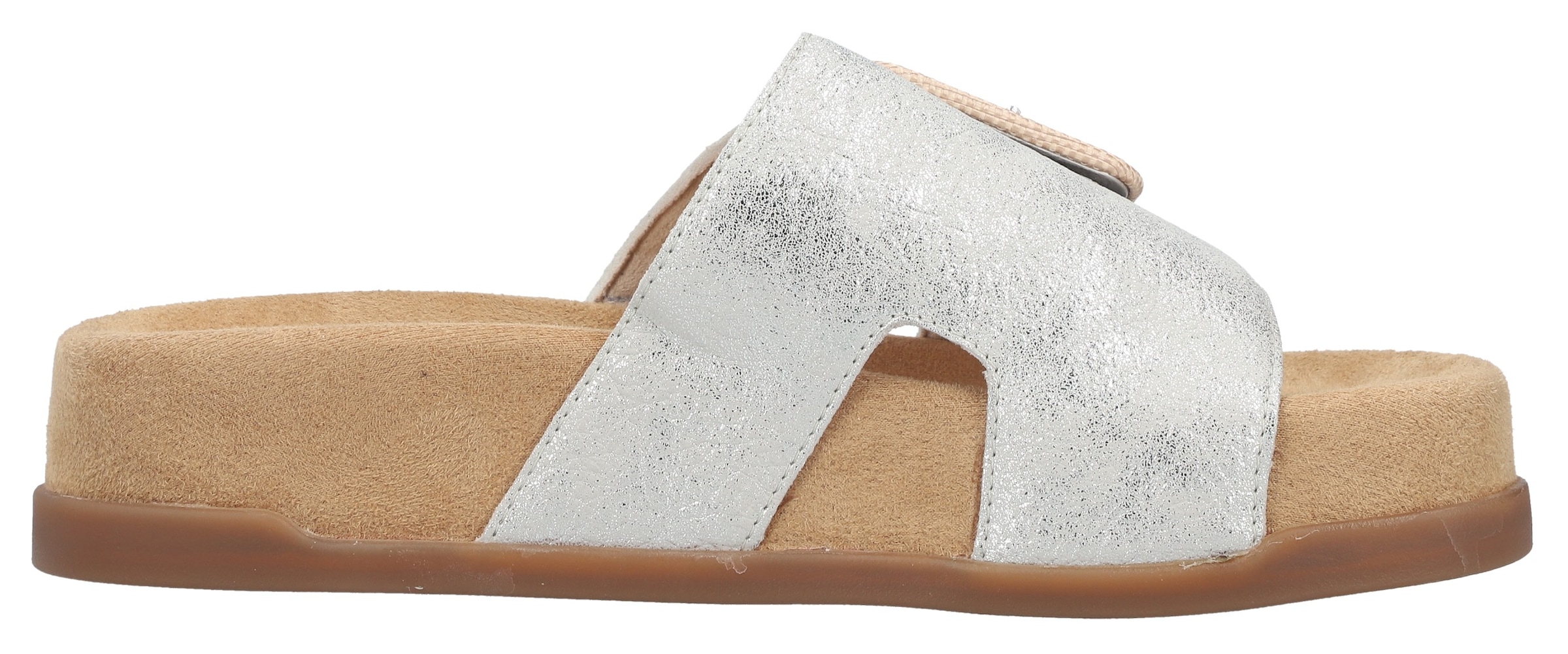 Rieker Pantolette  Sommerschuh, Hausschuh, Strandschuh mit Klettriemchen