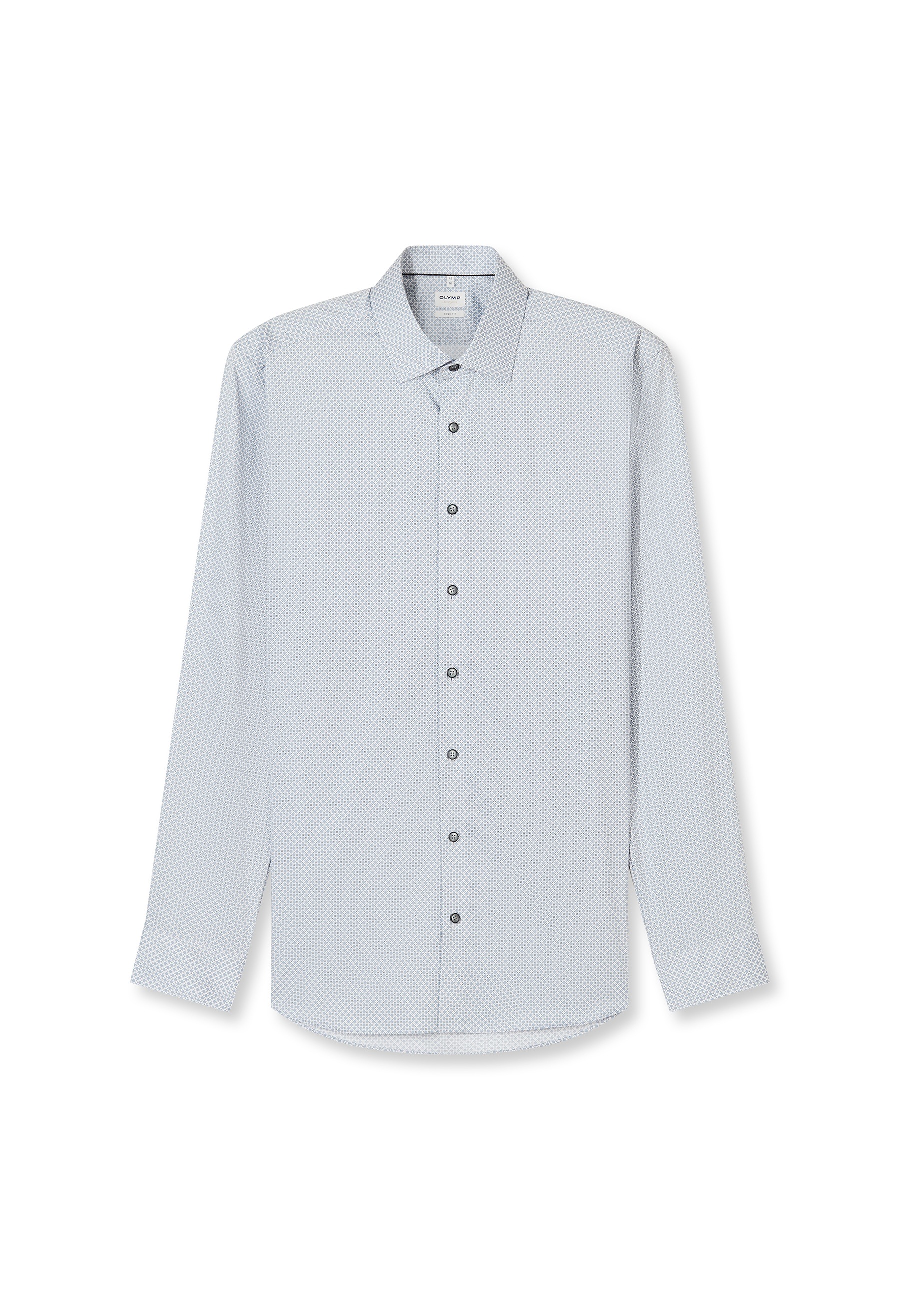 OLYMP Langarmhemd »Level Five« Businesshemd, body fit, New York Kentkragen, gemustert