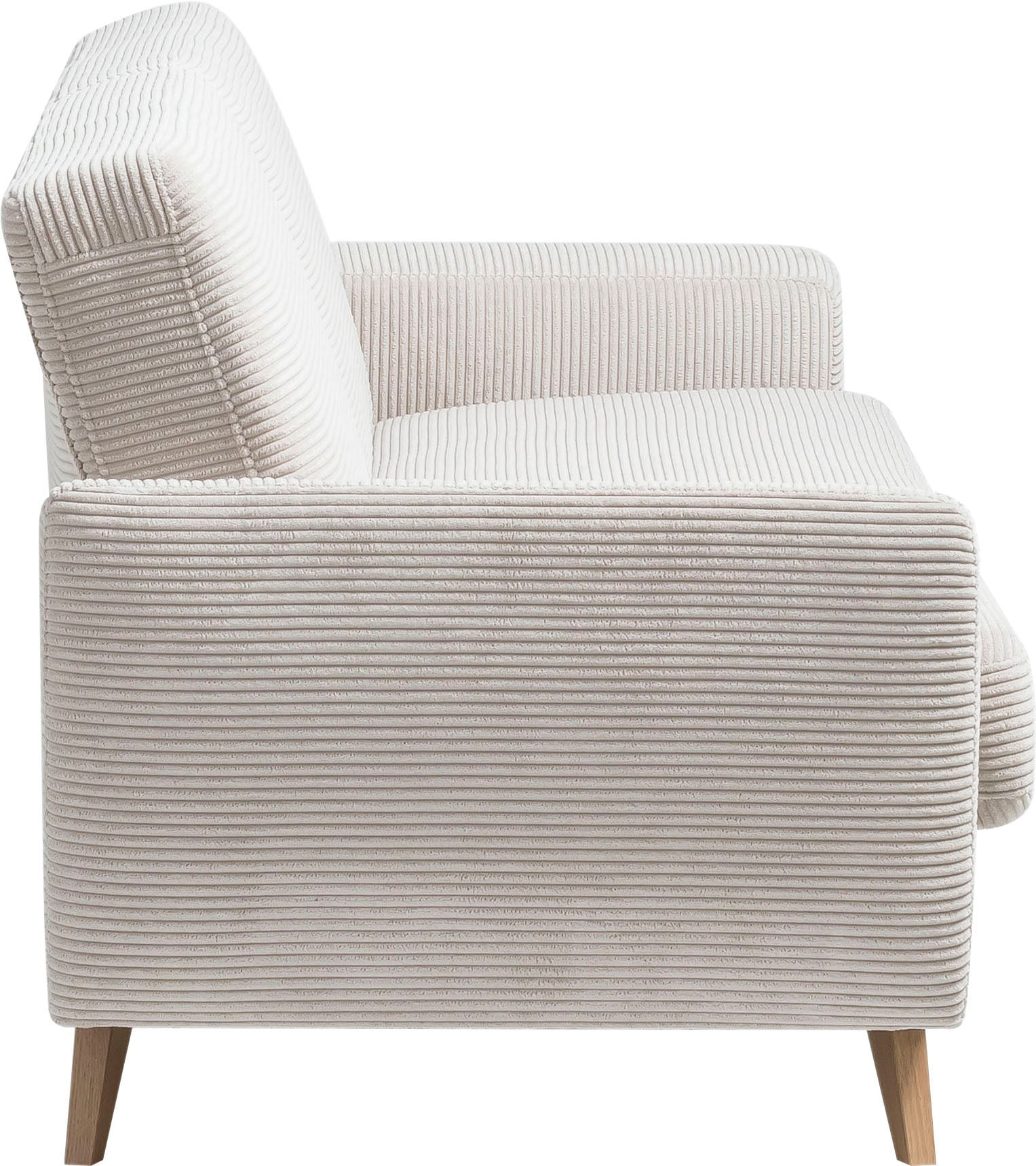 exxpo - sofa fashion 3-Sitzer »Samso, elegant und bequem, aktueller Cord Bezug, Kippcouch« hochwertige Verarbeitung, Schlafsofa inkl. Bettfunktion und Bettkasten