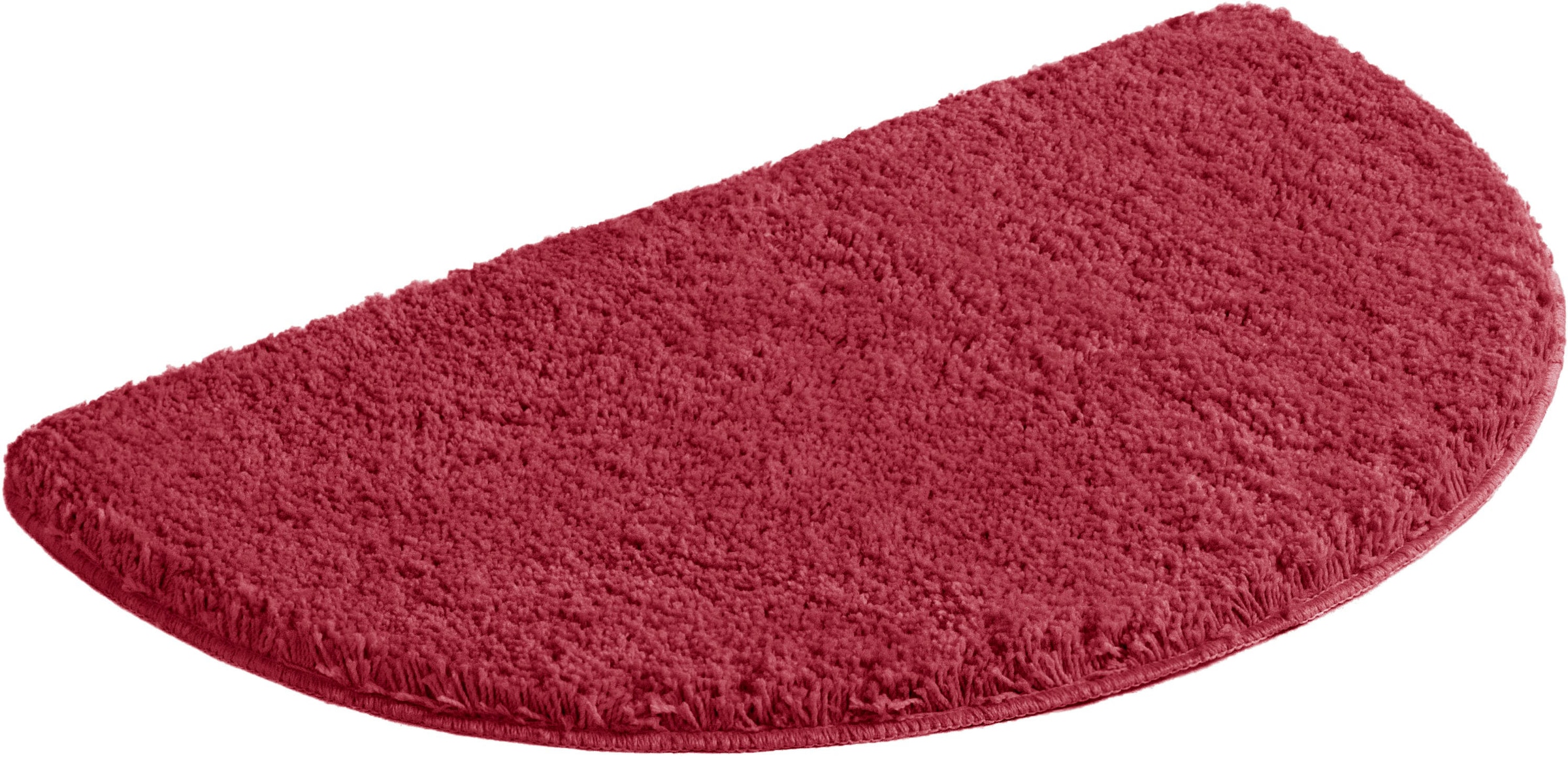 my home Badematte »Sanremo, Badvorleger, Badezimmer Teppich, sehr weich«, rutschhemmend beschichtet, fußbodenheizungsgeeignet-schnell trocknend, Badteppich, unifarben, rechteckig, rund & als 3-tlg. Set erhältlich