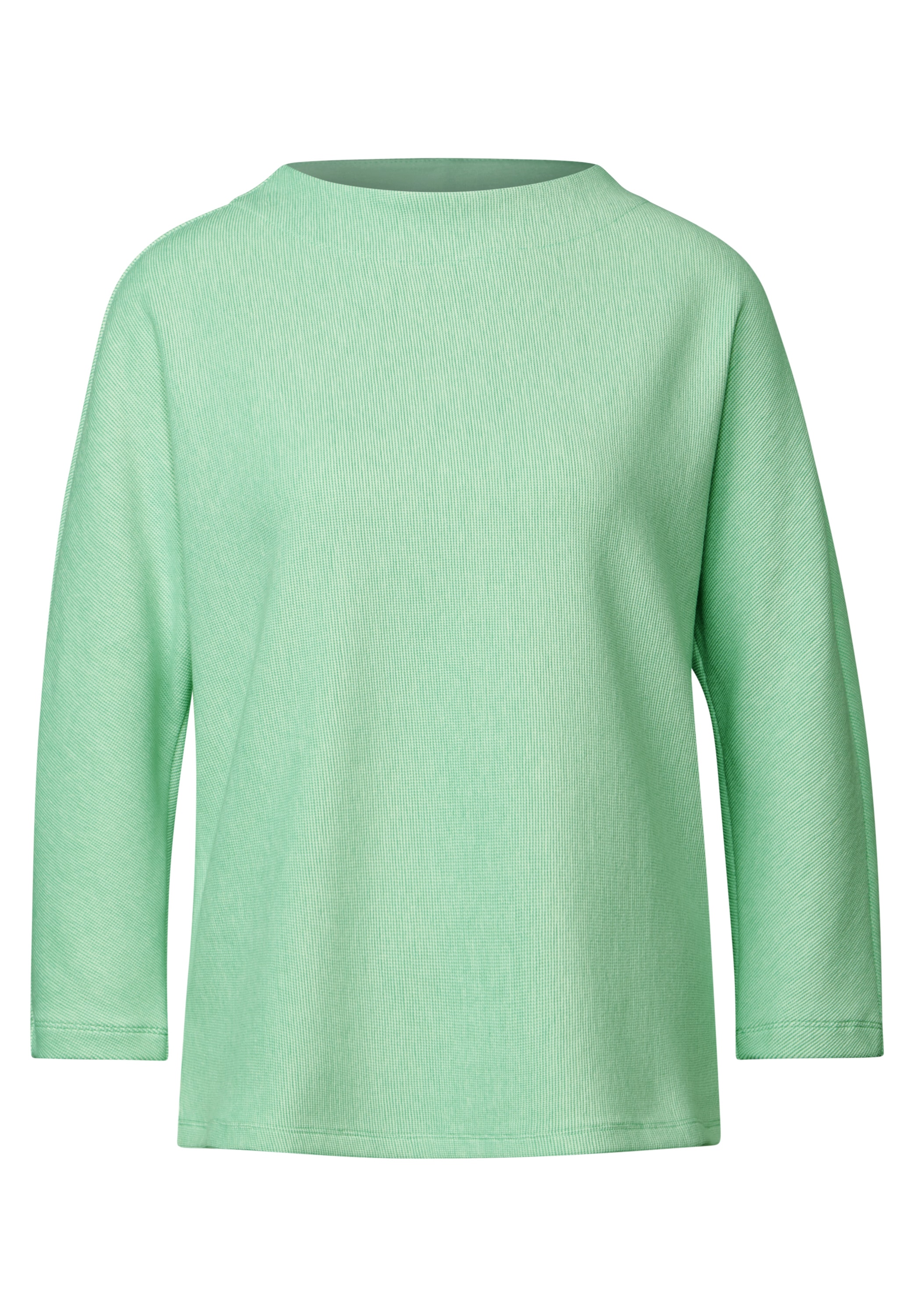 STREET ONE 3/4-Arm-Shirt, 3/4 Arm mit feiner Struktur
