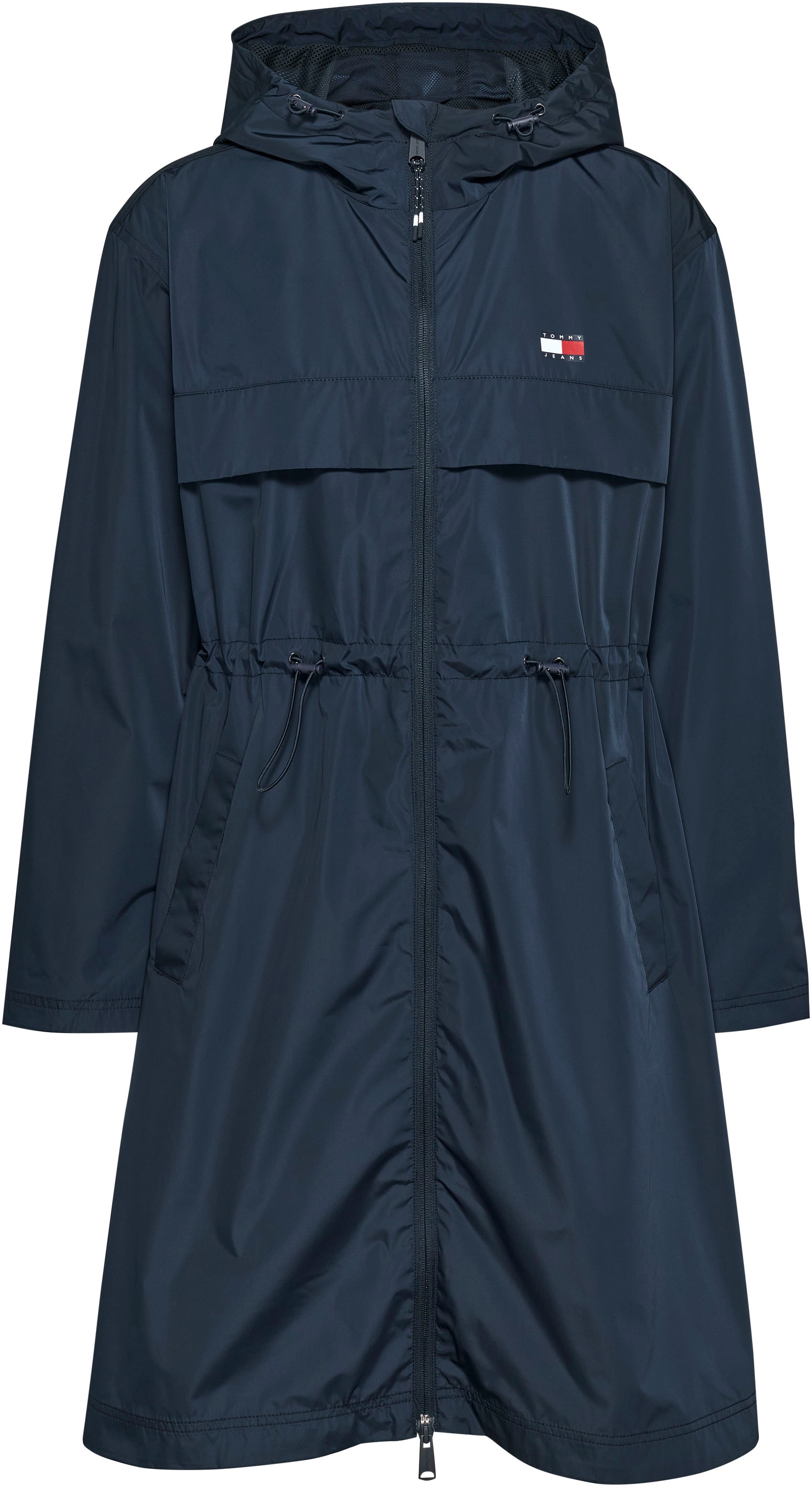 Tommy Jeans Windbreaker »TJW CHICAGO WAISTED COAT EXT«, mit Kapuze, mit Tommy Jeans Markenlabel