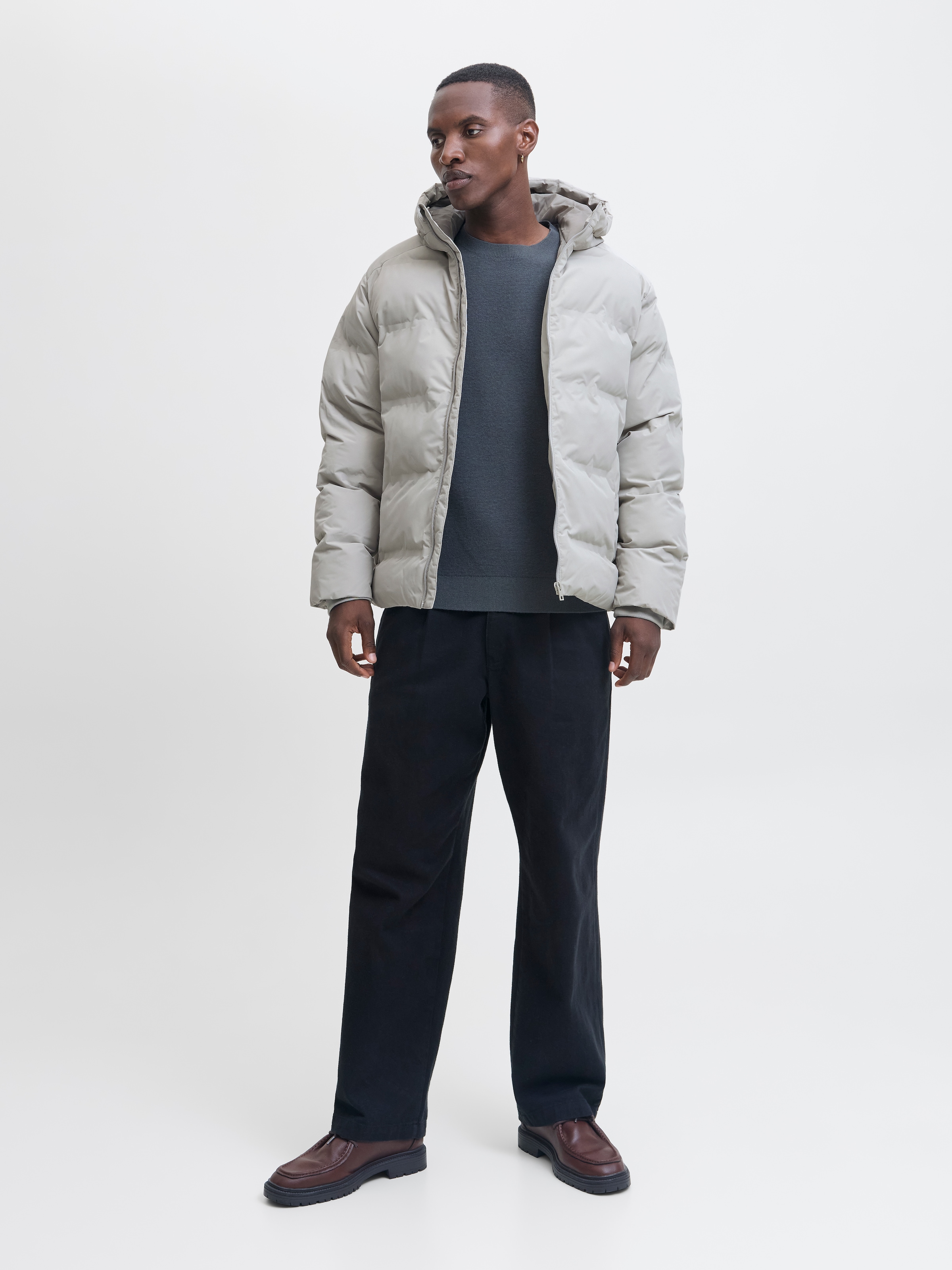 Jack & Jones Steppjacke »JJESOHO PUFFER HOOD SN«, mit Kapuze