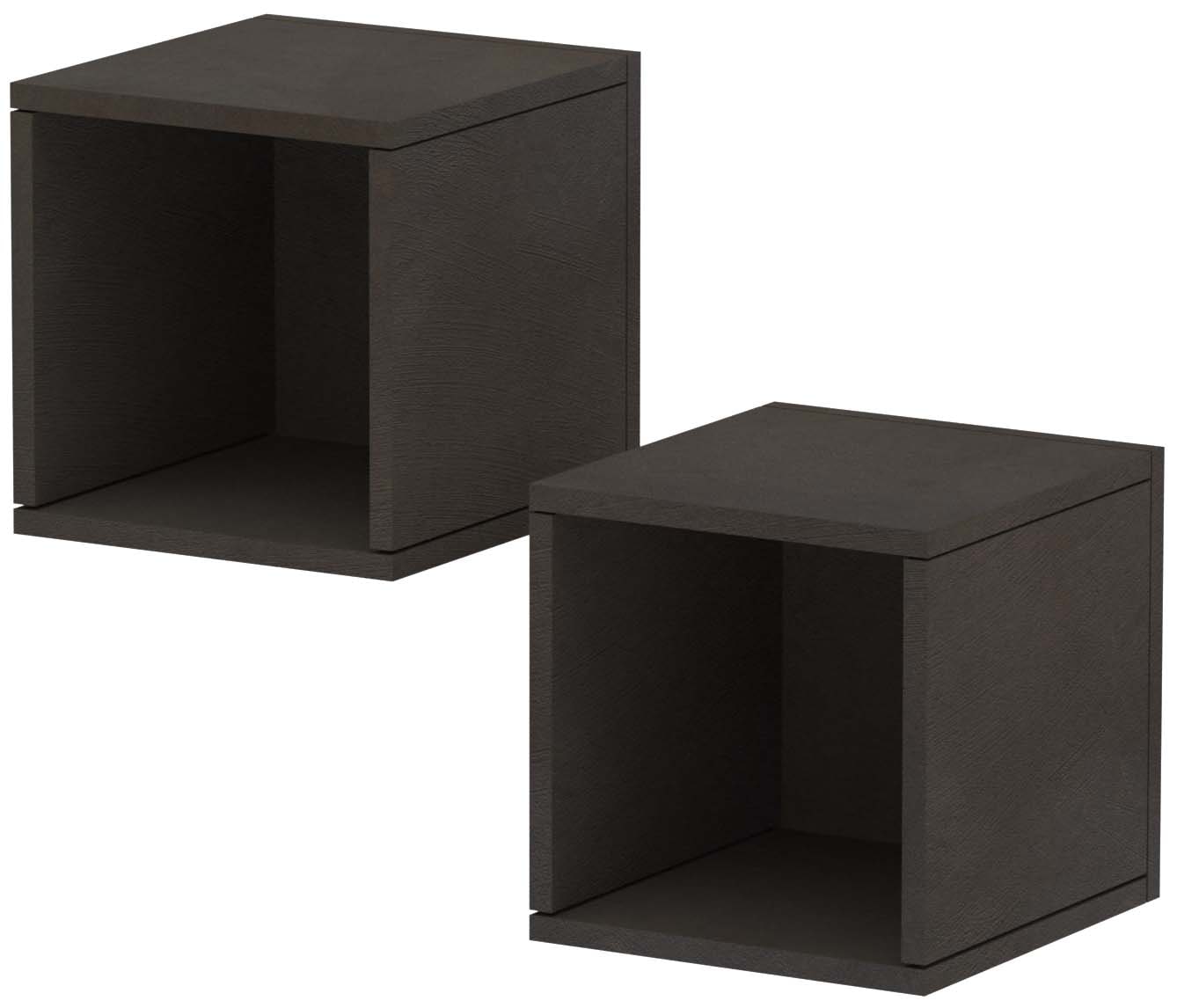 Home affaire Wandregal »Infinity« Set, 2 kleine Würfelregale, 2 Stk. tlg. Würfelregal 2er-Set, Breite 28 cm, Höhe 29 cm