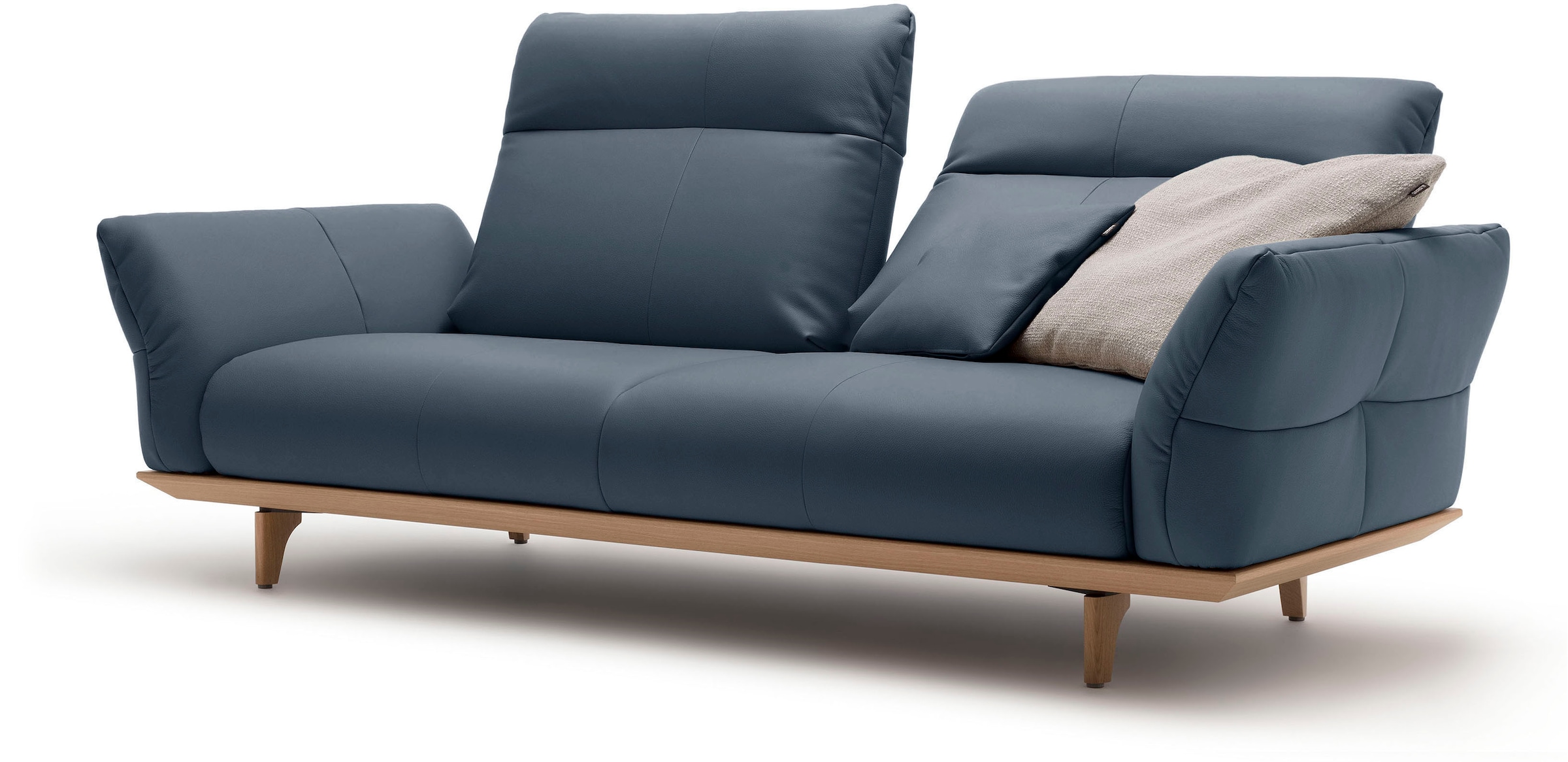 hülsta sofa 3-Sitzer »hs.460«, Sockel bei cm Eiche, Eiche Breite Füße OTTO 208 in natur