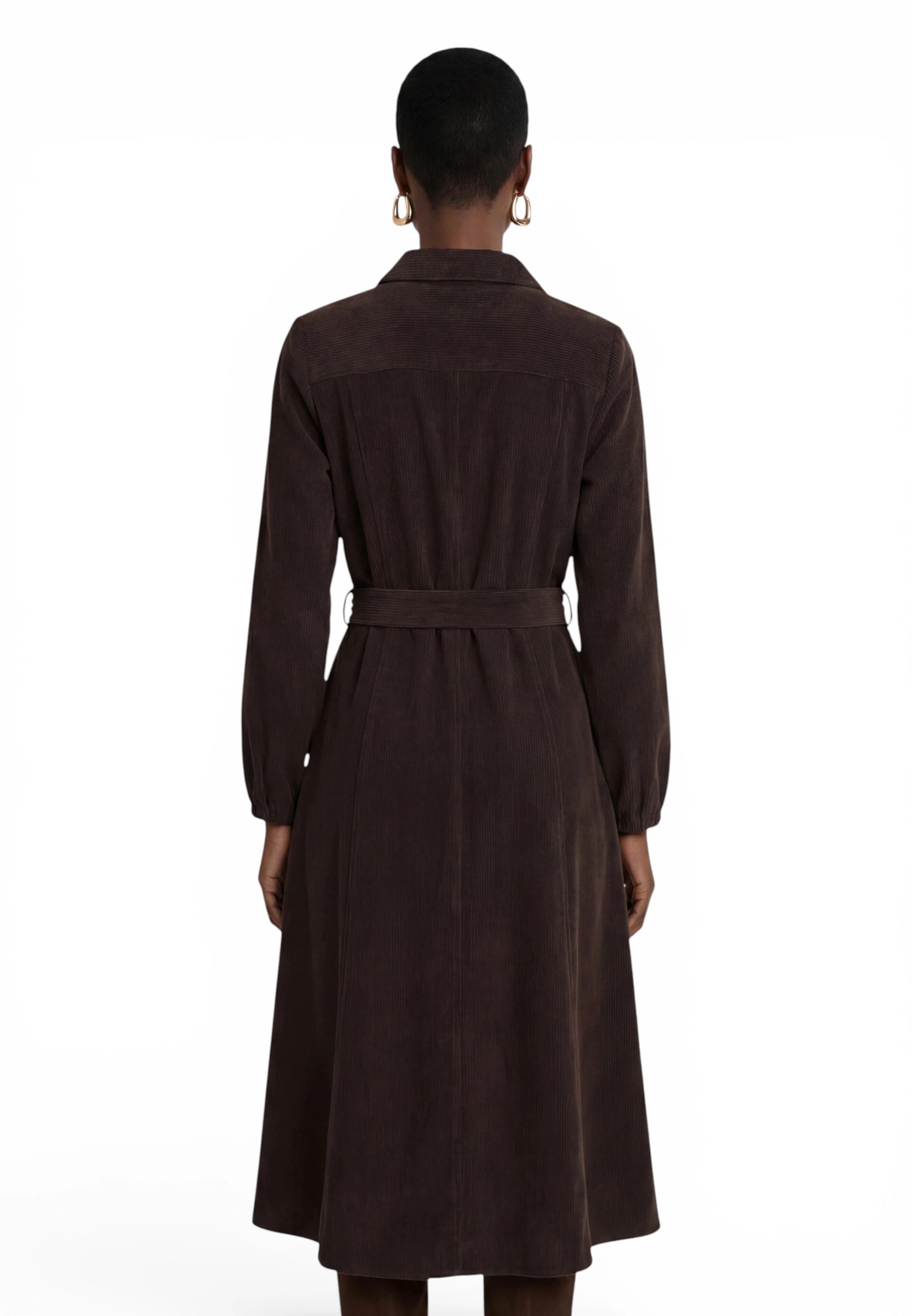 Zero Cordkleid »Cordkleid mit Bindegürtel«