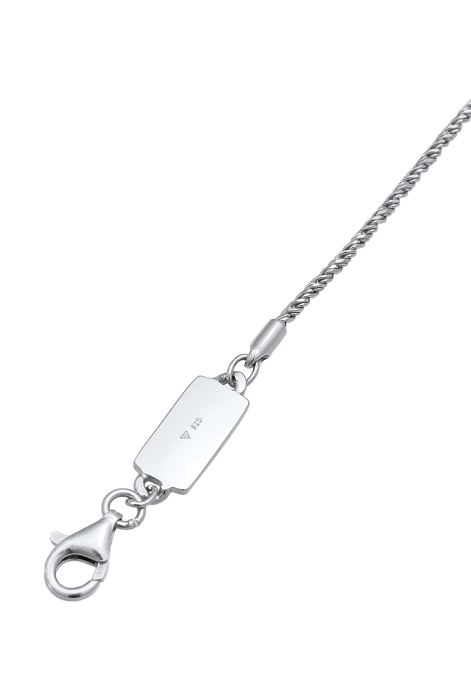 Kuzzoi Armkette »Armband Herren Basic Kordelkette Gedreht 925 Silber«