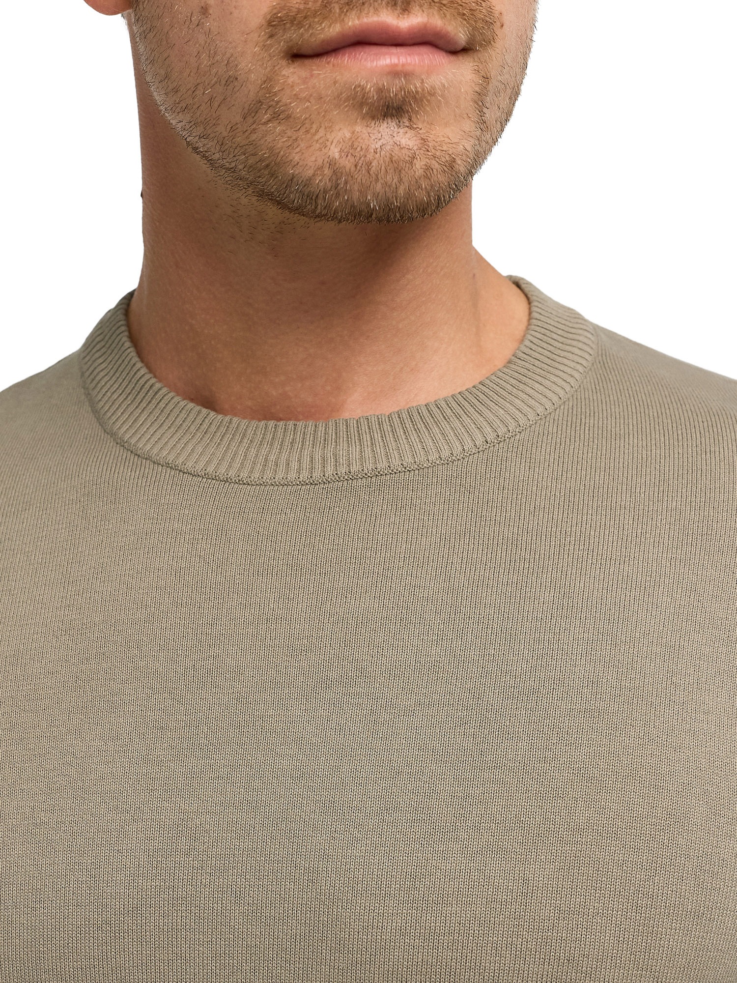 Indicode Rundhalspullover »INArkmill o-neck« Baumwolle, regular fit