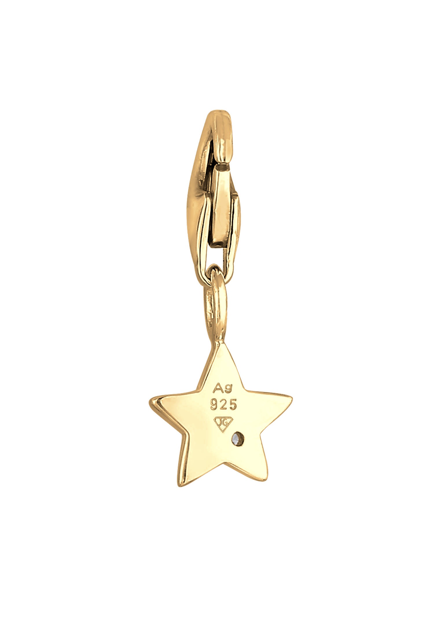 Nenalina Charm-Einhänger »Charm Stern Star Astro Himmlisch 925 Silber«