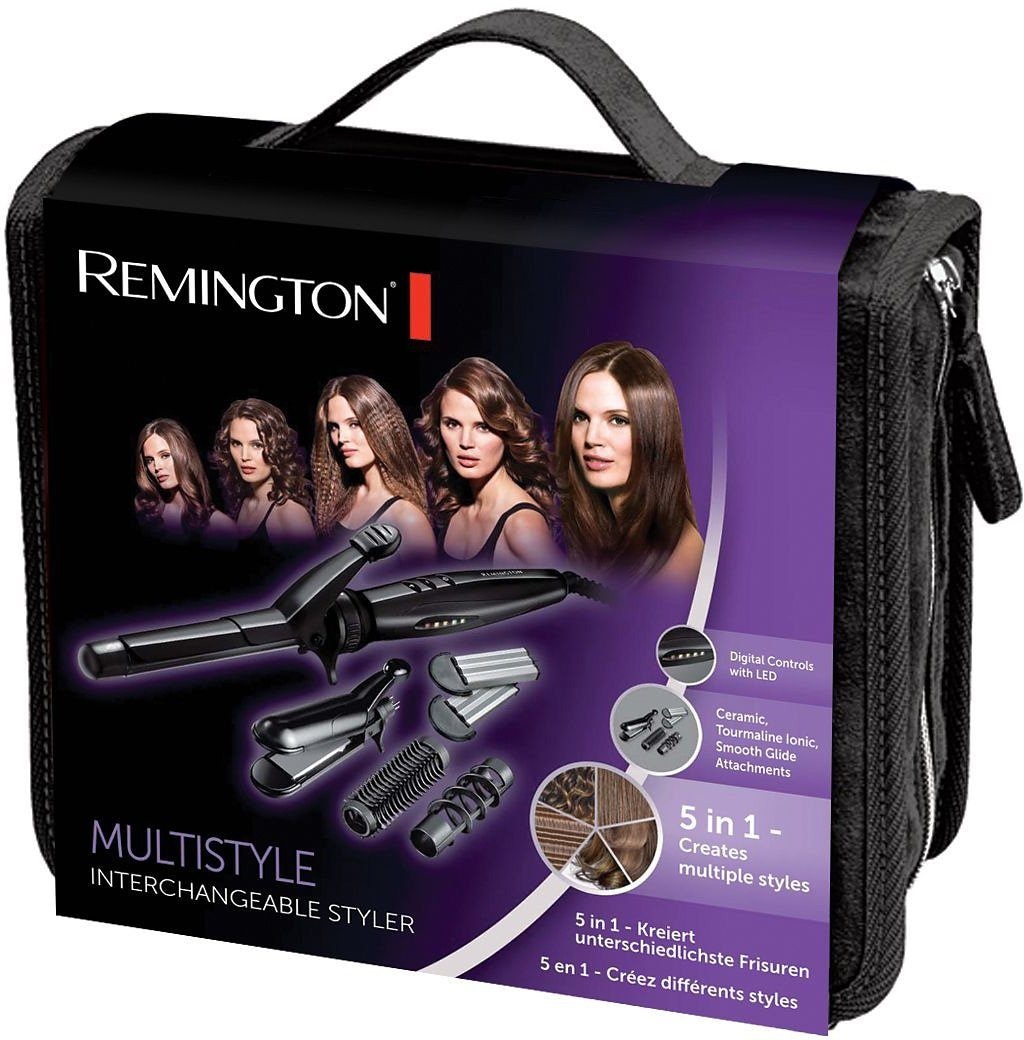 Remington Multihaarstyler »S8670 inkl. wendbaren Stylingplatten« 5 Aufsätze 5-in-1