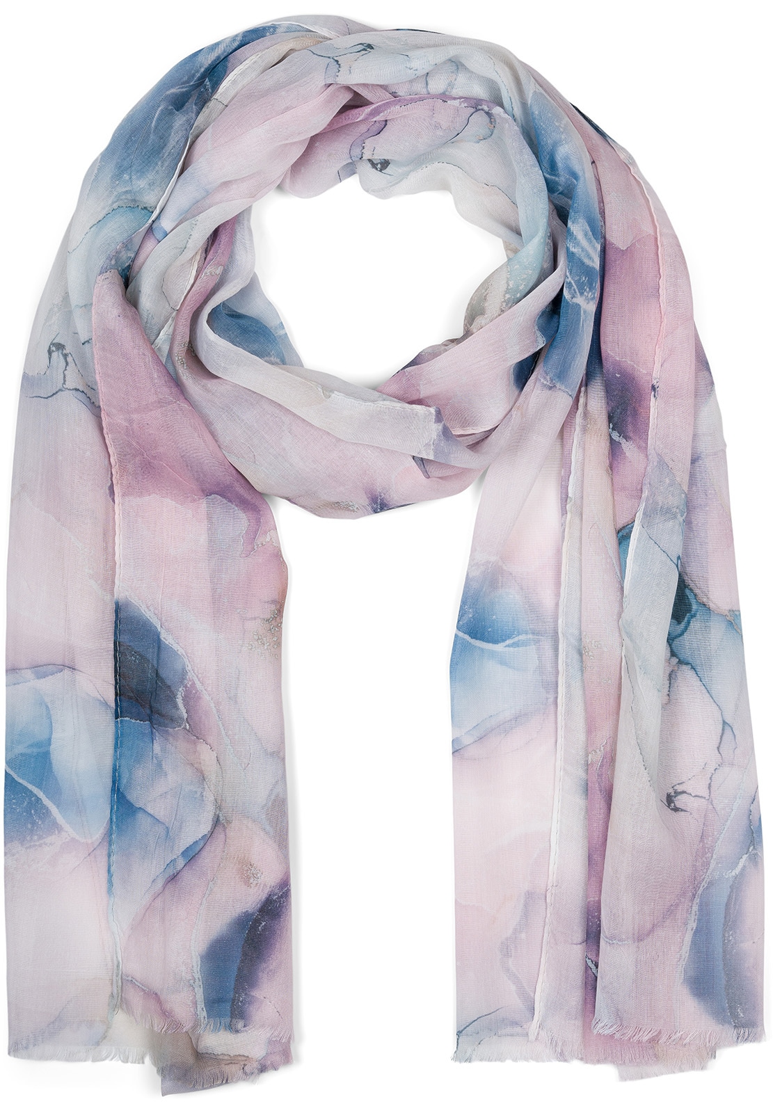 styleBREAKER Schal »Schal mit Marmor Muster« 1 Stk.