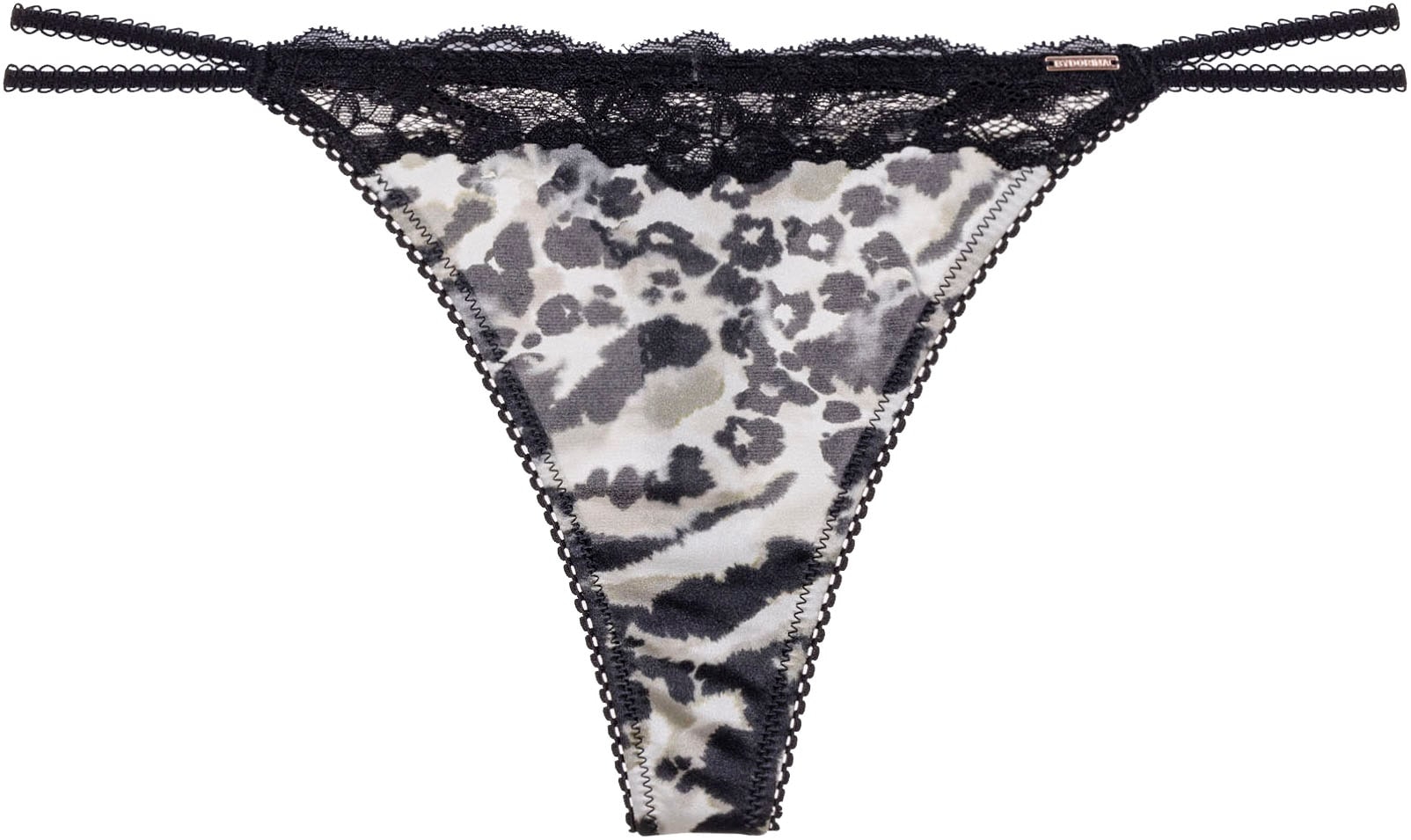 Dorina Tanga »ORIGINS-SHINY MICRO« 2er Pack,  Spitze, Animal-Muster, elastisch,