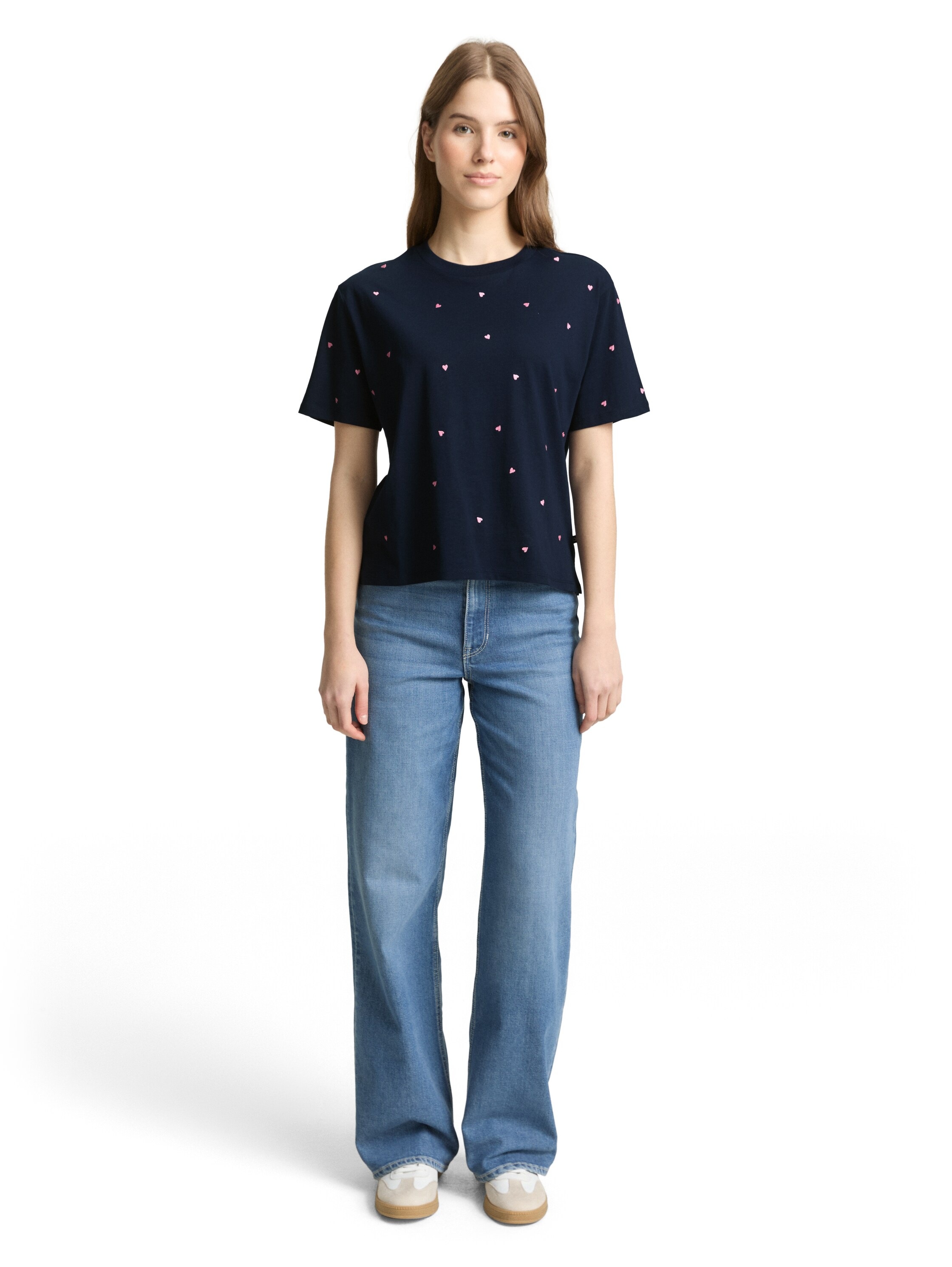 TOM TAILOR Denim T-Shirt mit All-Over Print