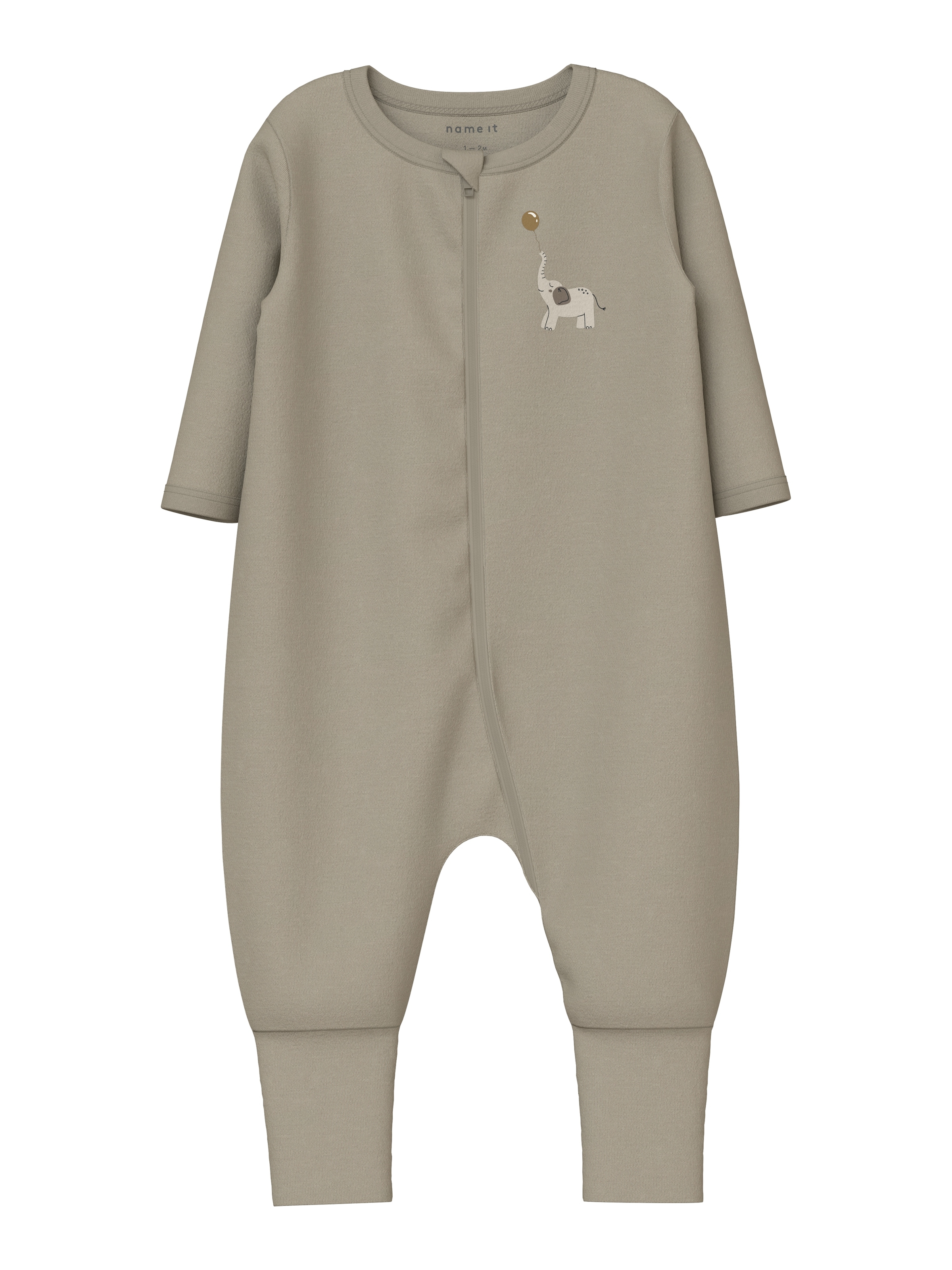 Name It Schlafoverall »NBNNIGHTSUIT 2P ZIP FF ANIMAL NOOS« Packung, 2 tlg.