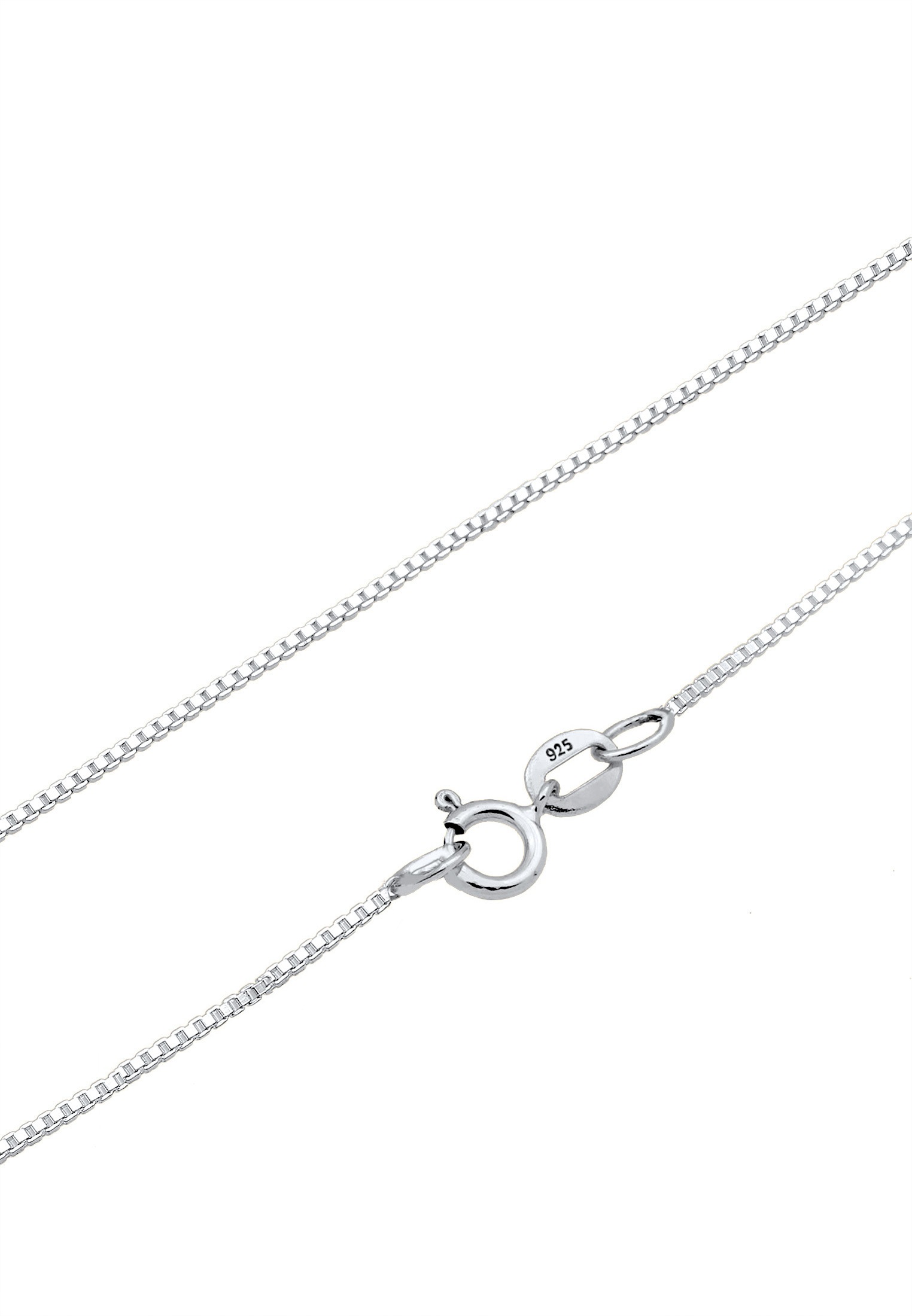 Elli Kette mit Anhänger »Halskette Anhänger Herz Schlicht Liebe Venezianer 925 Silber«
