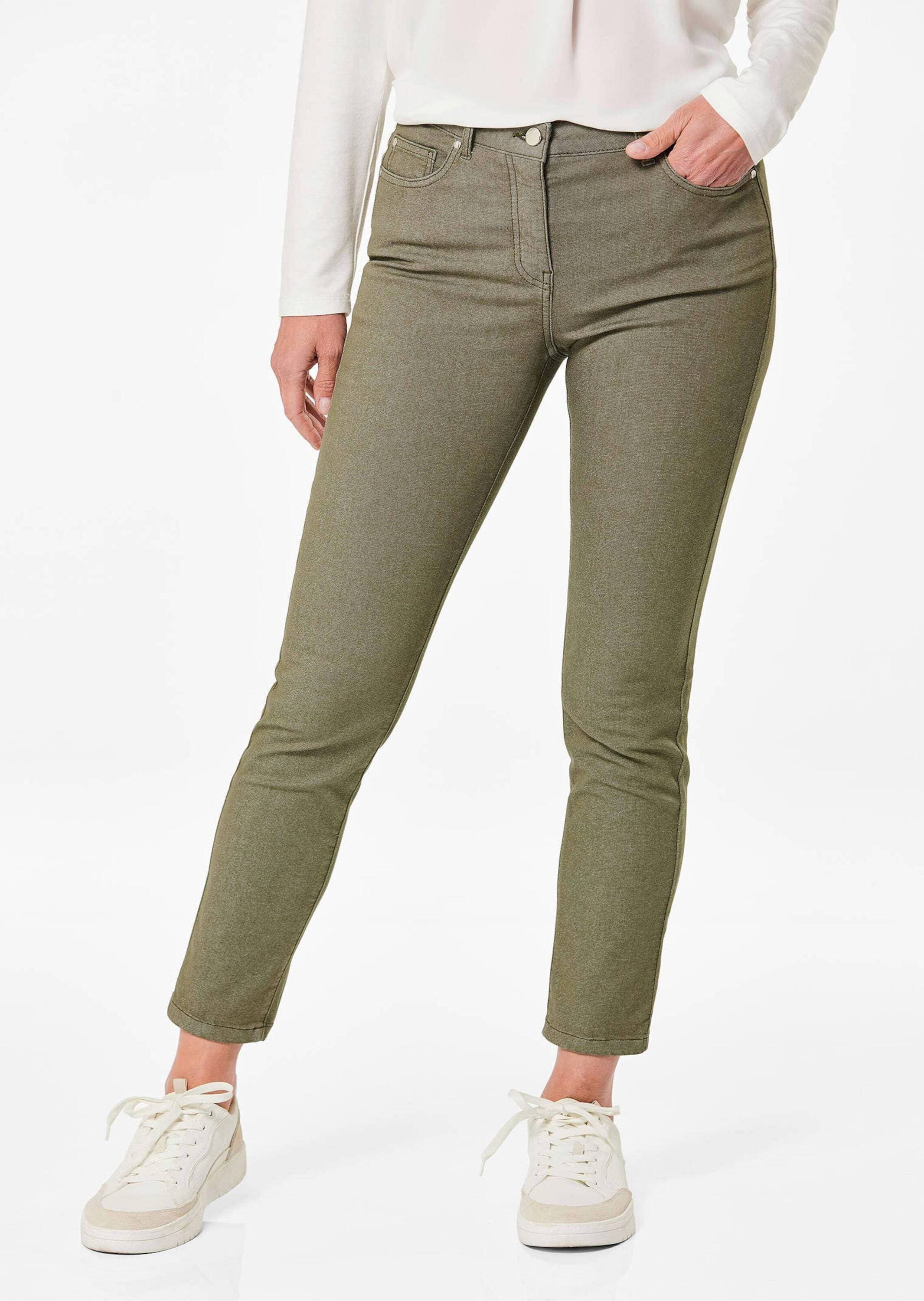 GOLDNER 7/8-Hose »Kurzgröße Schmale Stretchhose BELLA«