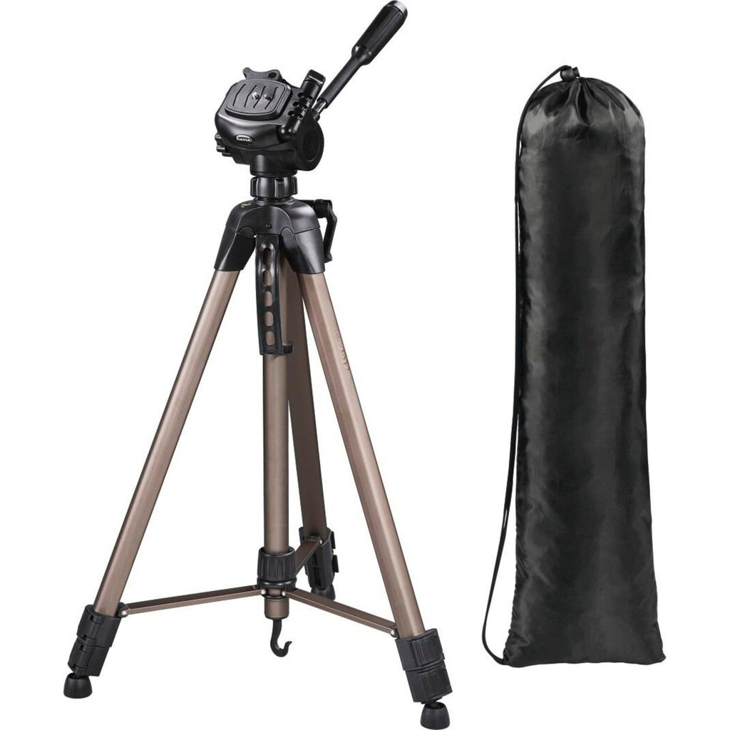 Hama Dreibeinstativ »Dreibein Fotostativ, Kamera Stativ, 3-Wege-Kopf, Star 63, 66-166 cm«