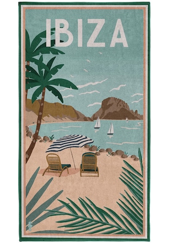 Strandtuch »Ibiza«, (1 St.), mit Ibiza Küste