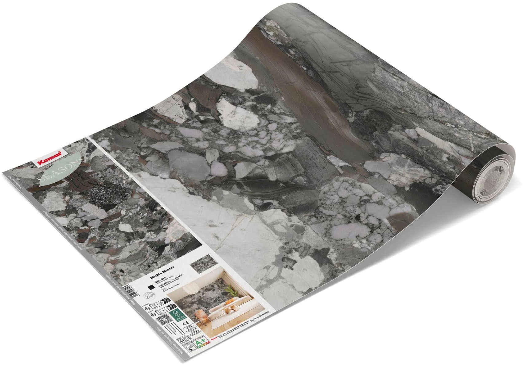 Komar Fototapete »Vlies Fototapete - Marble Master - Größe 350 x 250 cm« Motiv | bedruckt glatt