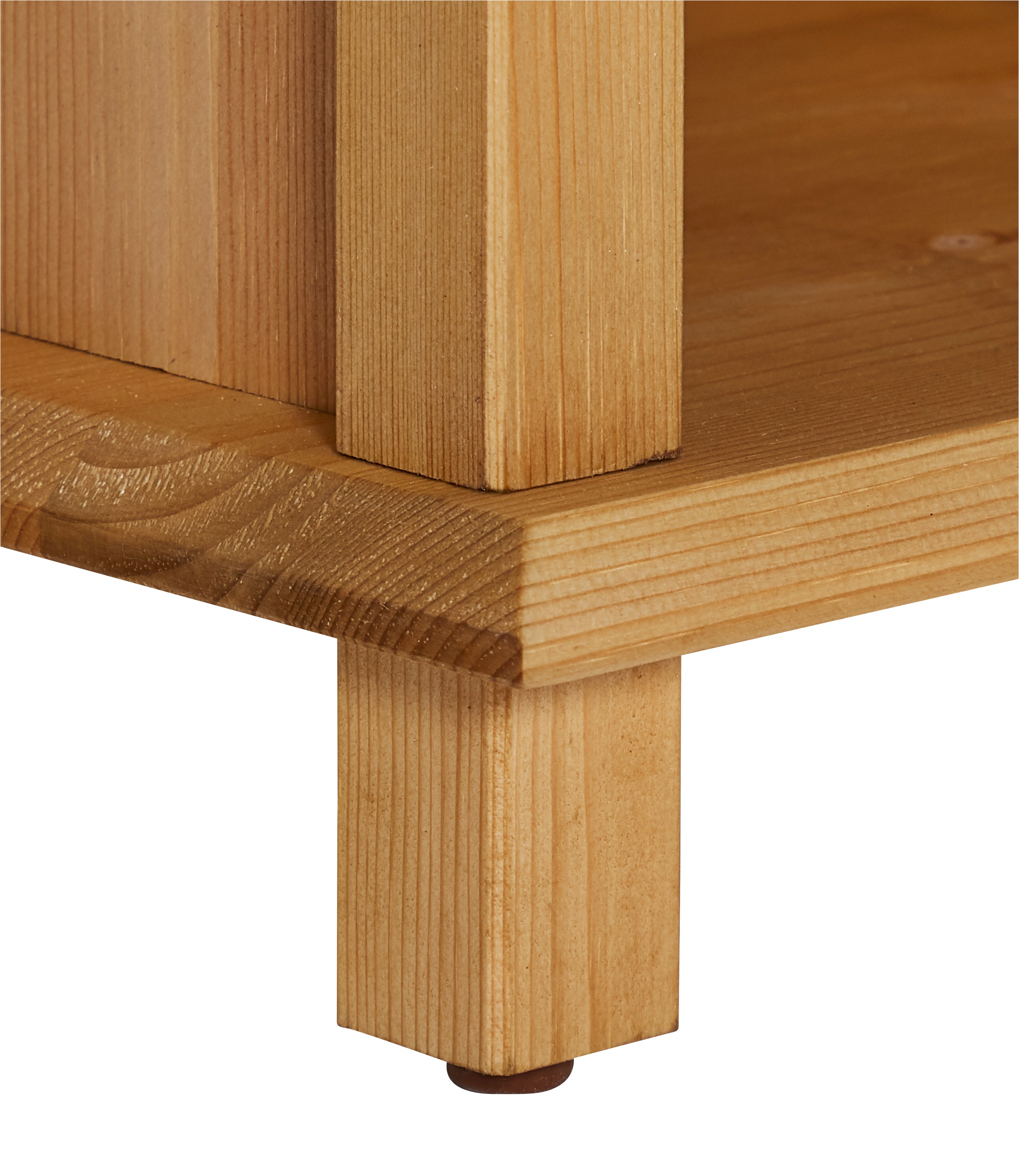Home affaire Hochschrank »Vili« Badezimmerschrank, Höhe 175 cm, 2 Schubladen, 3 Türen, aus Massivholz