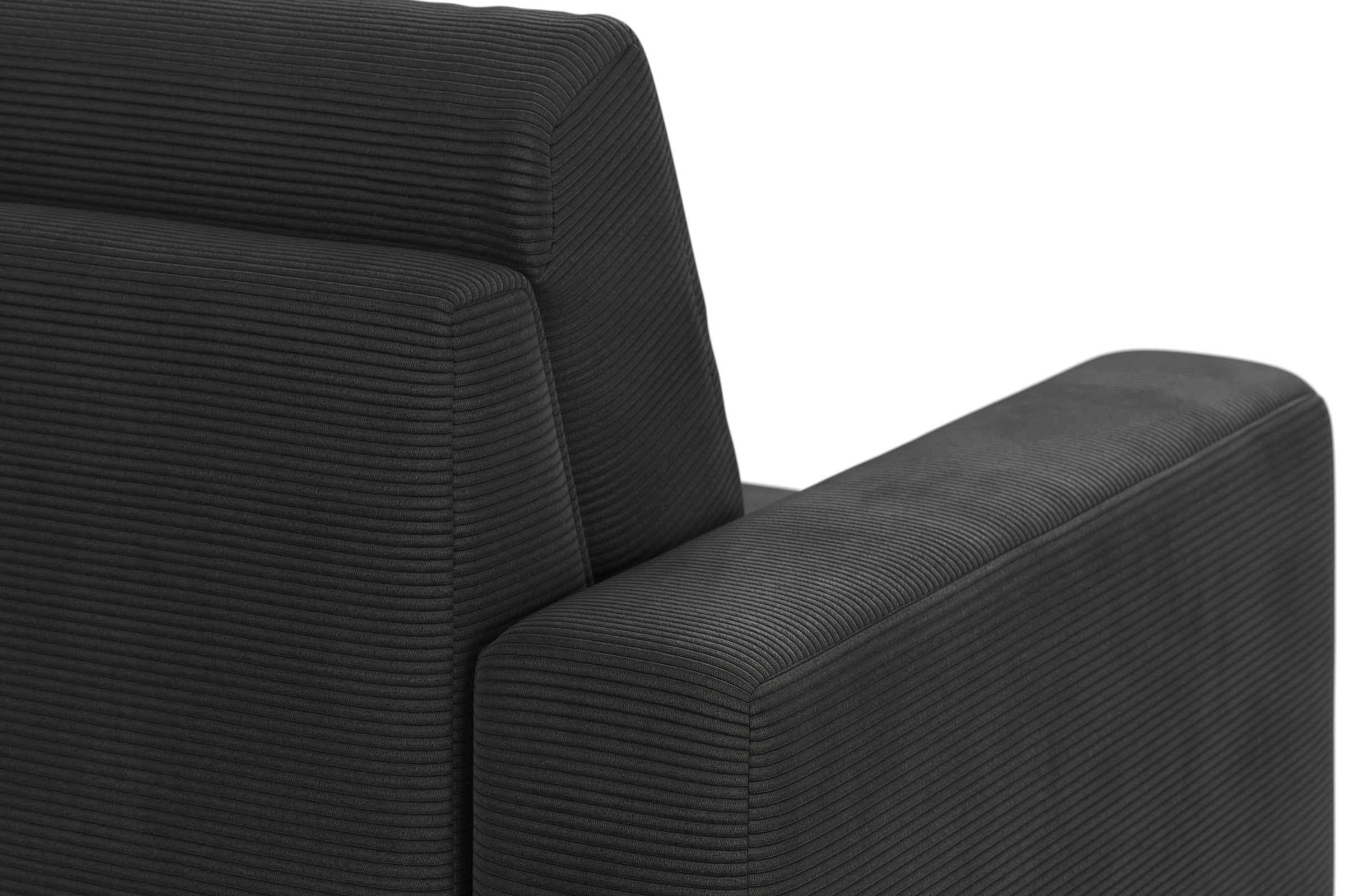 Home affaire Ecksofa »Summer L-Form«, mit Ottomane, wahlweise mit Bettfunktion und Bettkasten, Cord-Bezug