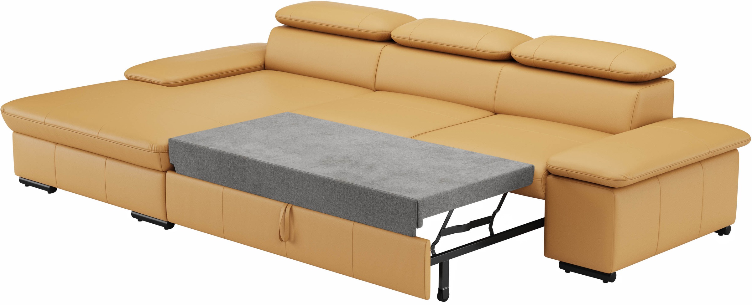 sit&more Ecksofa »Alcudia L-Form«, wahlweise mit Bettfunktion
