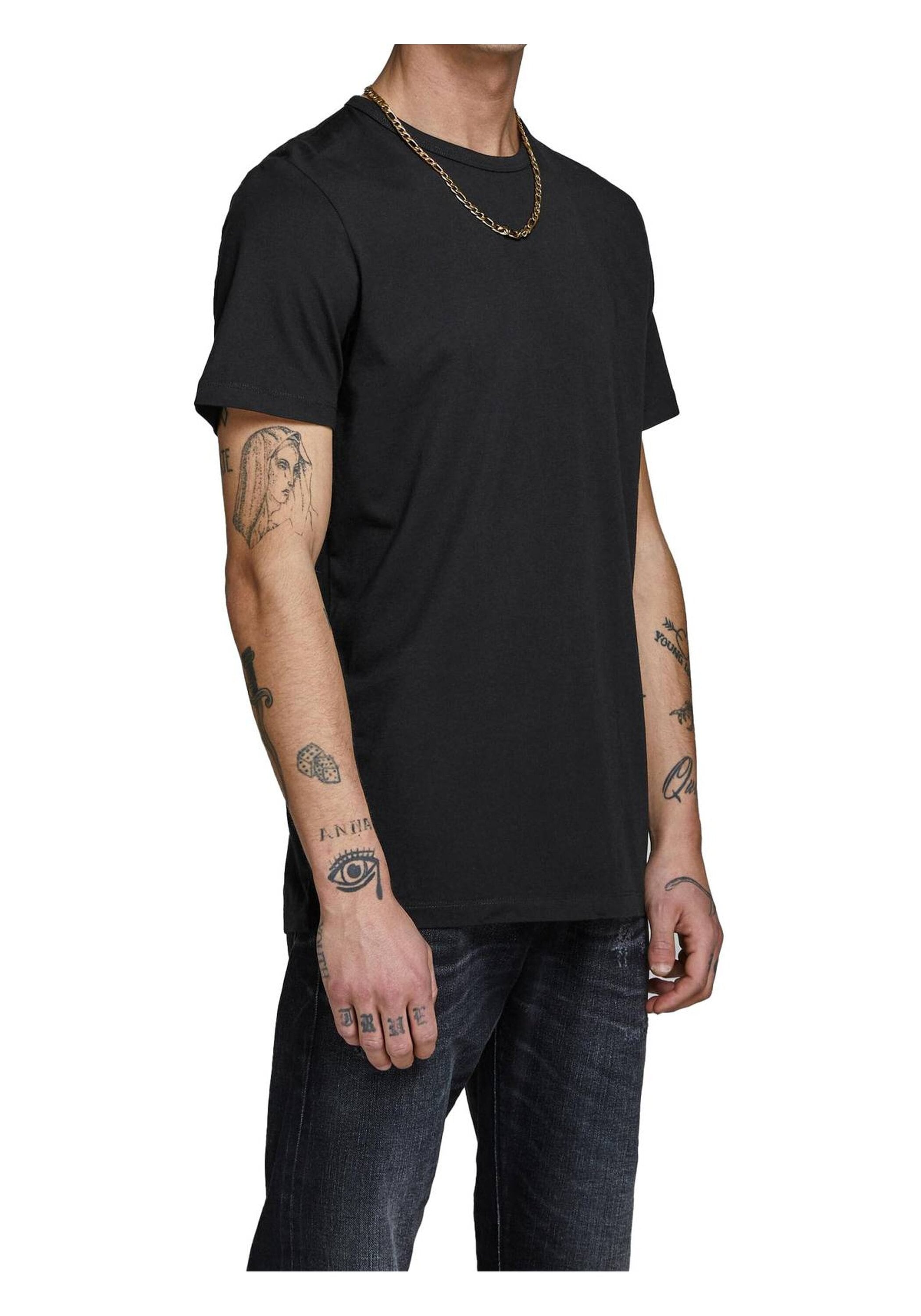 Jack & Jones T-Shirt »T-Shirt JACBASIC CREW NECK TEE 2PK 2er Pack«