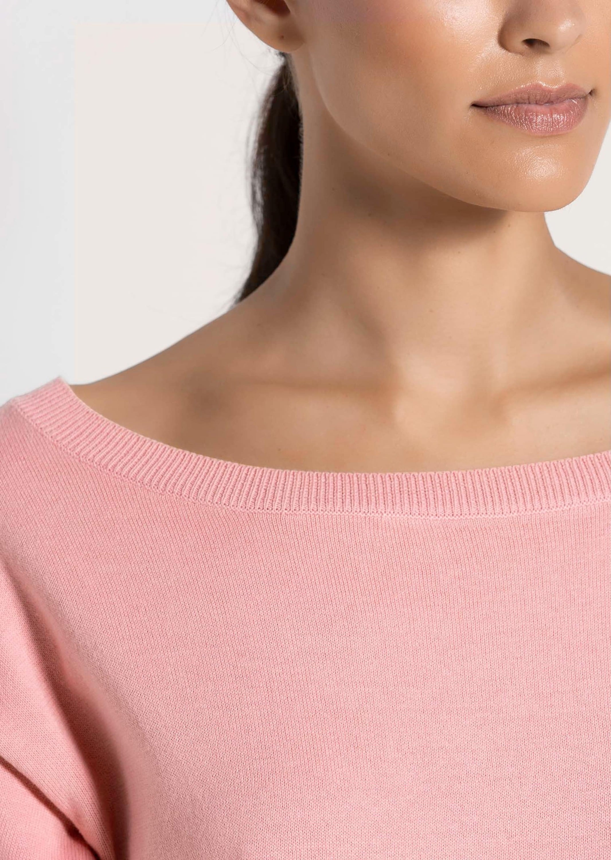 MADELEINE Longpullover »Pullover Rundhals-Pullover mit kurzen Ärmeln«