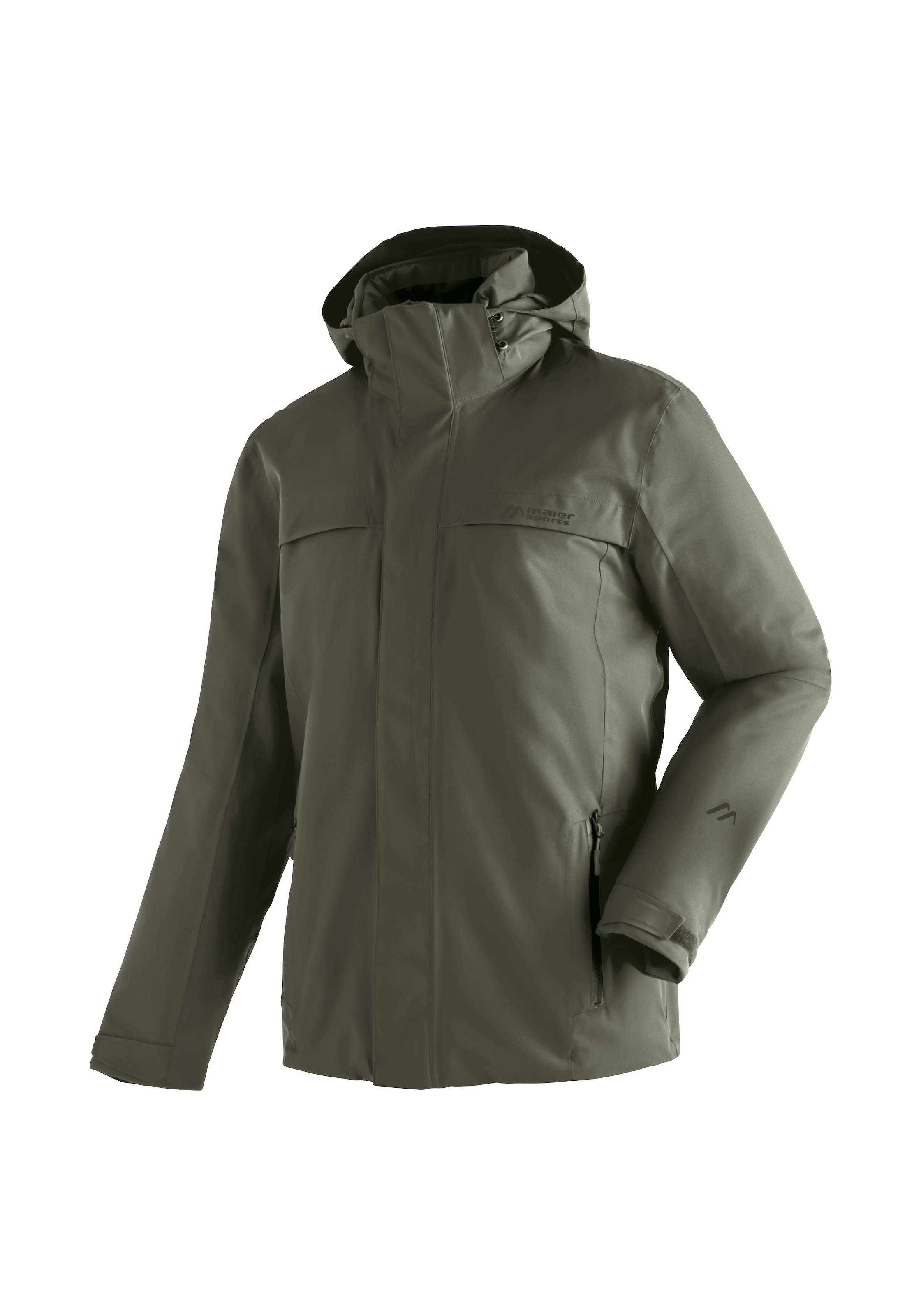 Maier Sports Winterjacke »Peyor M« Herren Regenjacke in grün, Größe 50