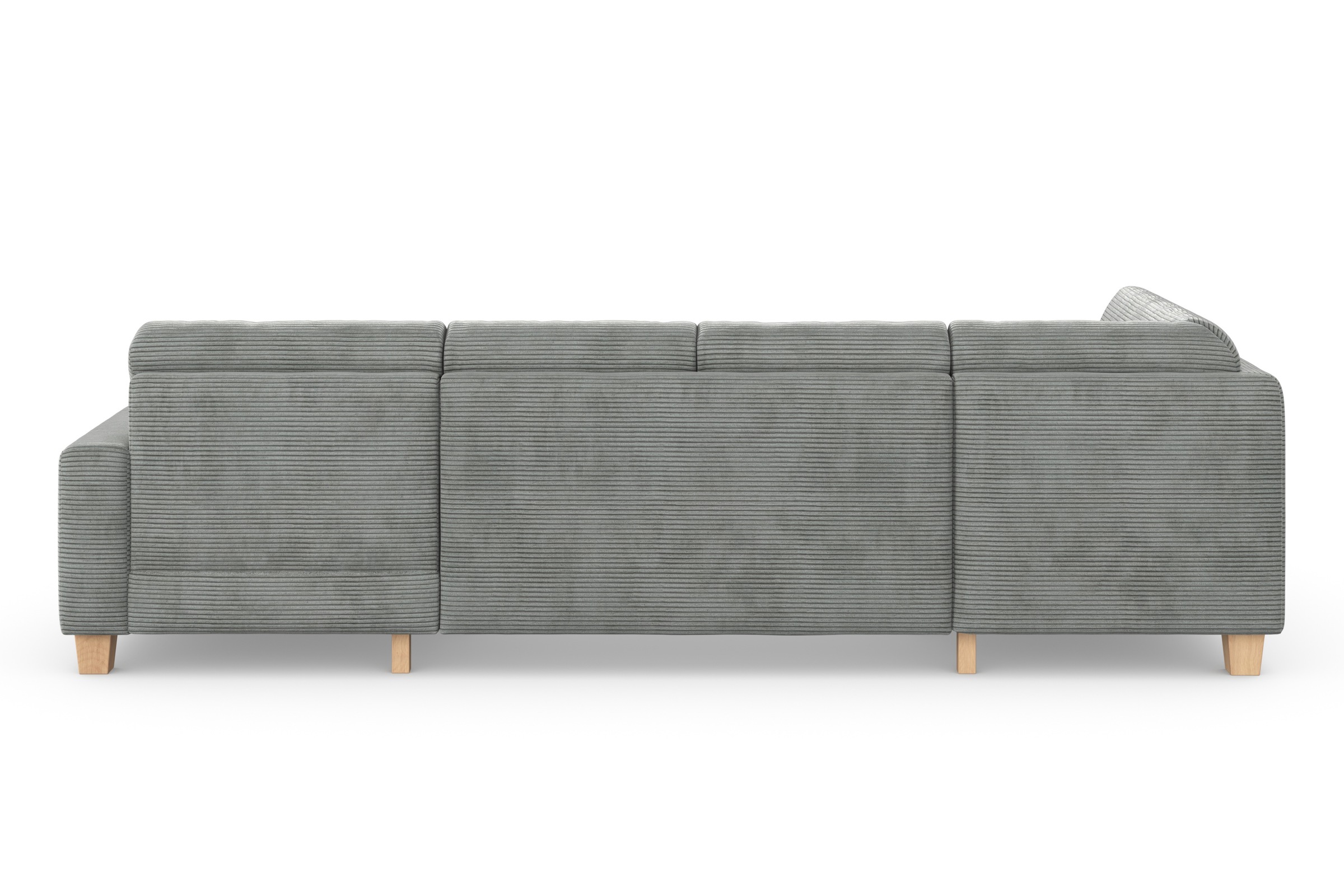 Home affaire Wohnlandschaft »Summer U-Form«, mit oder ohne Bettfunktion und Bettkasten, Cord-Bezug