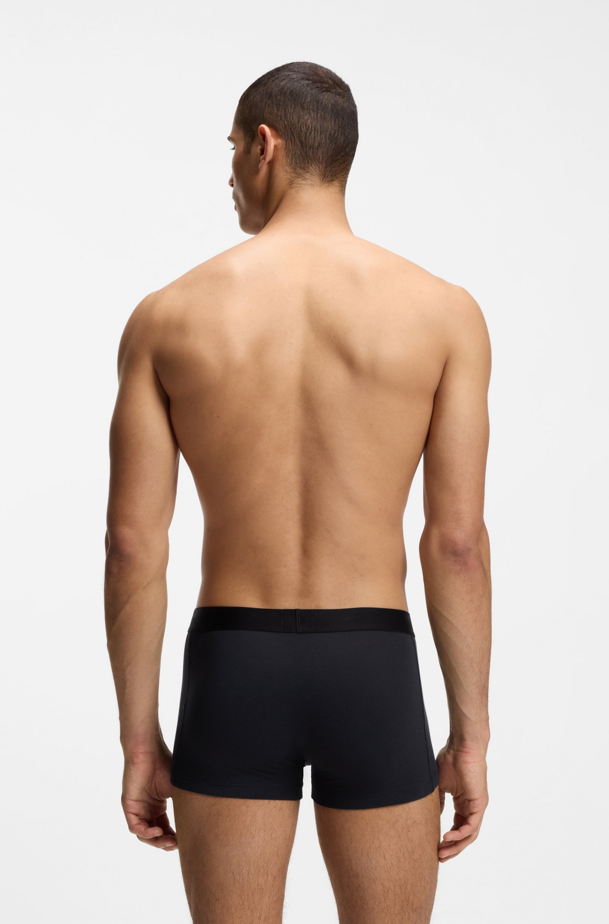 BOSS Trunk »3P Trunk BOSS ONE« mit unifarbenen Bund