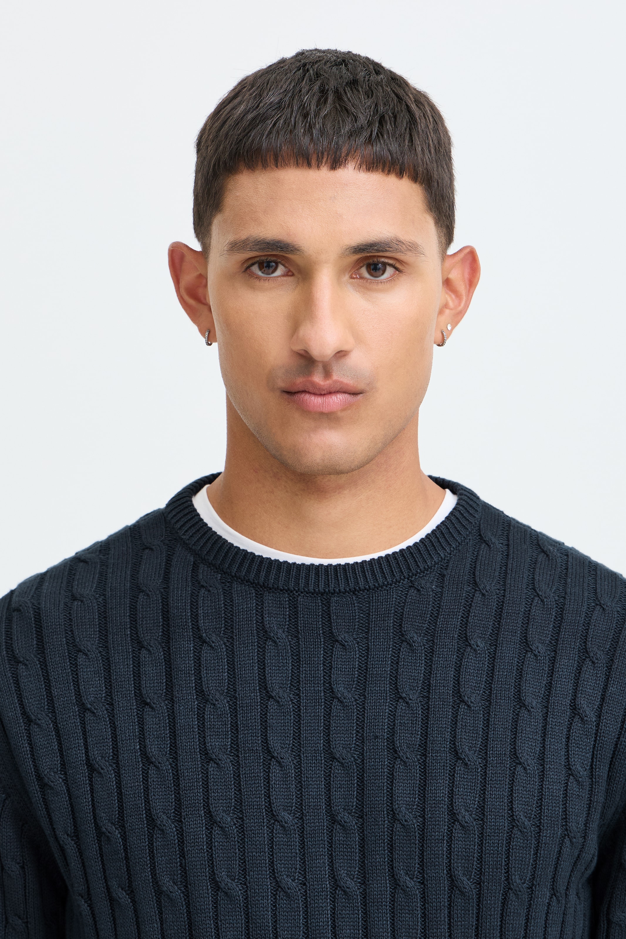 Blend Rundhalspullover »BHCURT PULLOVER« Baumwolle, regular fit