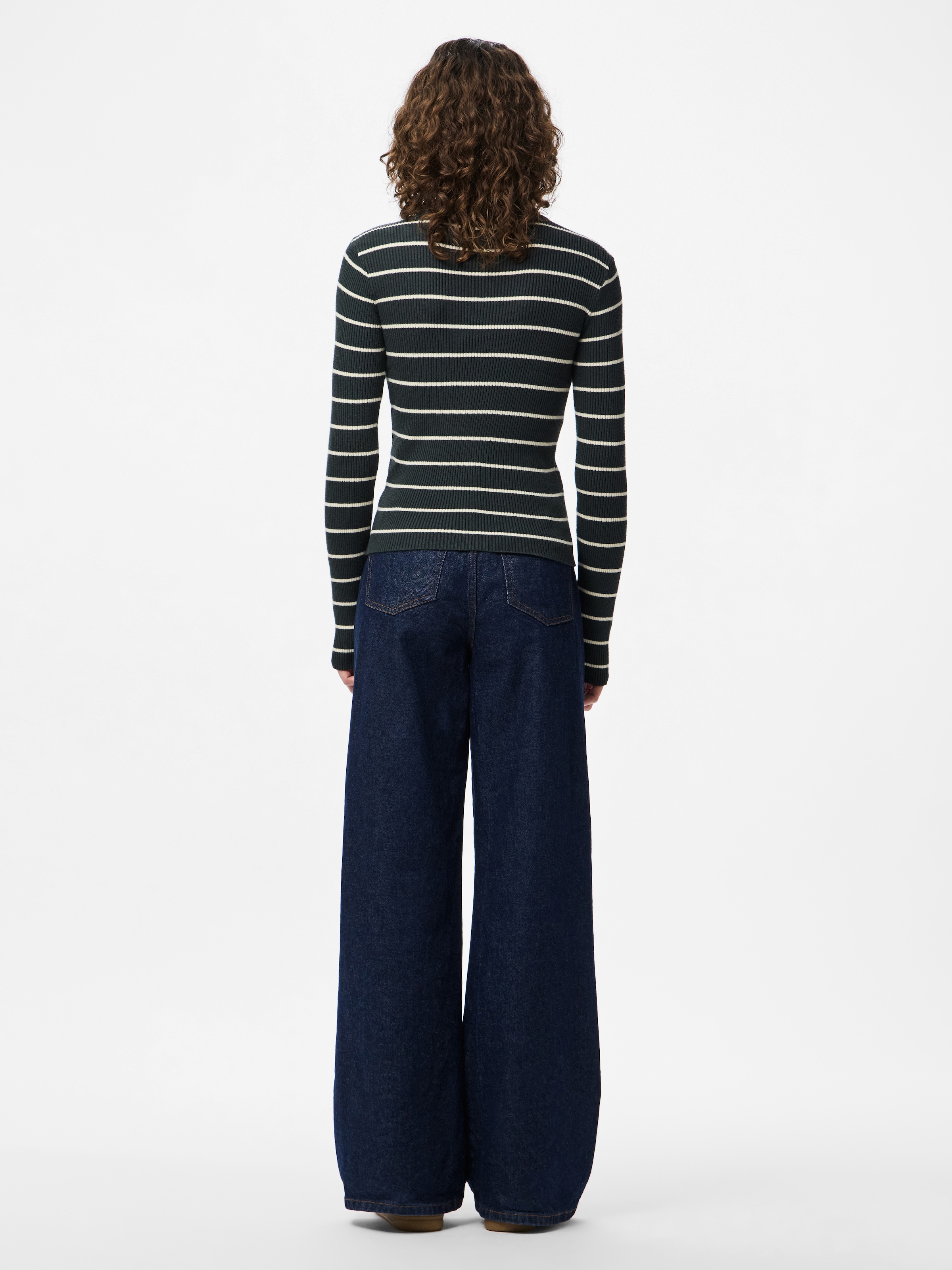 pieces Rundhalspullover »PCMIRA NEW LS O-NECK KNIT NOOS BC« Viskosemischung