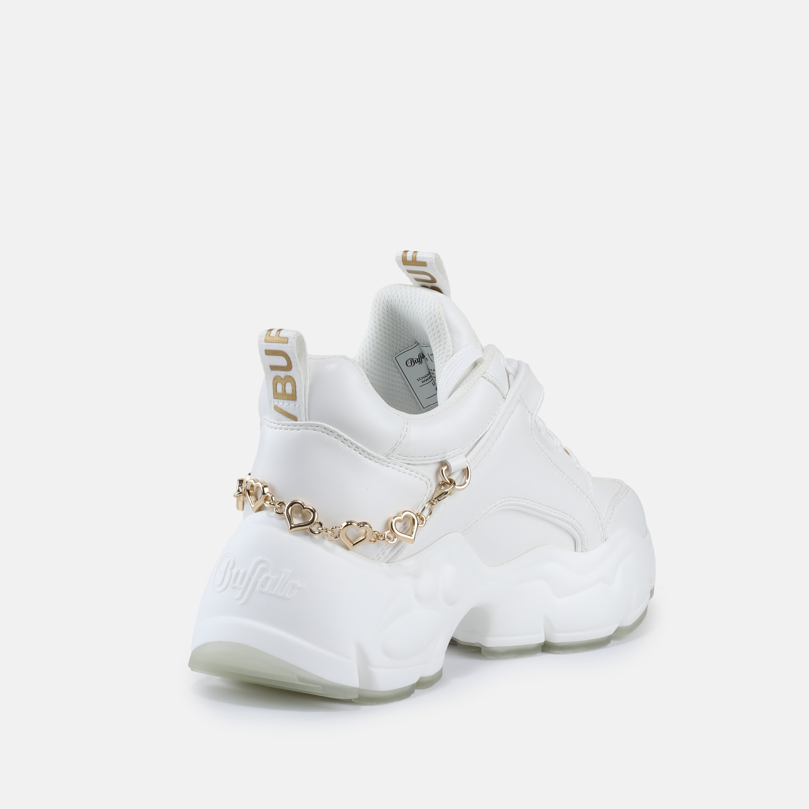 Buffalo Plateausneaker »BINARY HC«  Chunky-Sneaker mit Zierkette und Herz-Anhänger