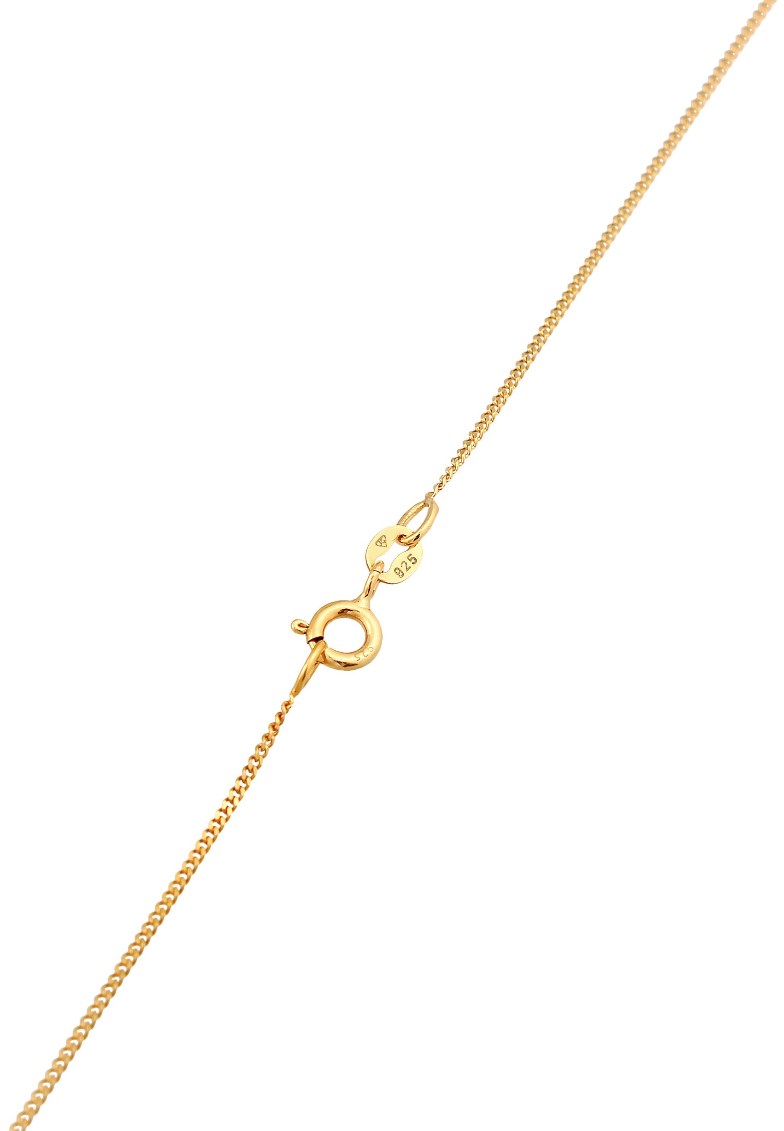 Nenalina Lange Kette »Halskette Anhänger Muschelkernperle Tropfen 925 Silber«