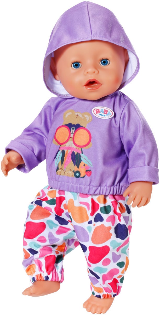 Baby Born Puppenkleidung »Hoodie Outfit, 43 cm«, mit Kleiderbügel