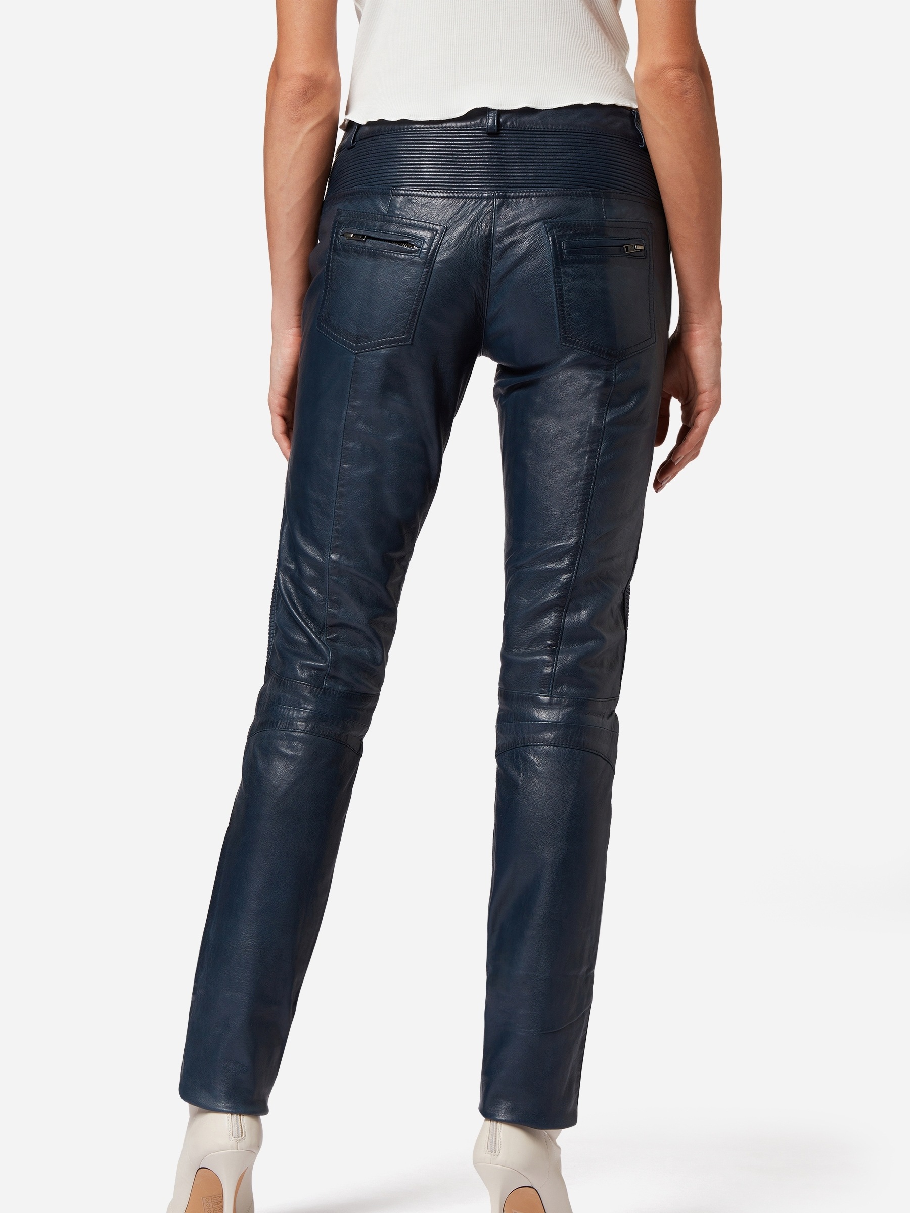 RICANO Bikerhose »Lederhose Donna«  Handgefertigt aus echtem Leder